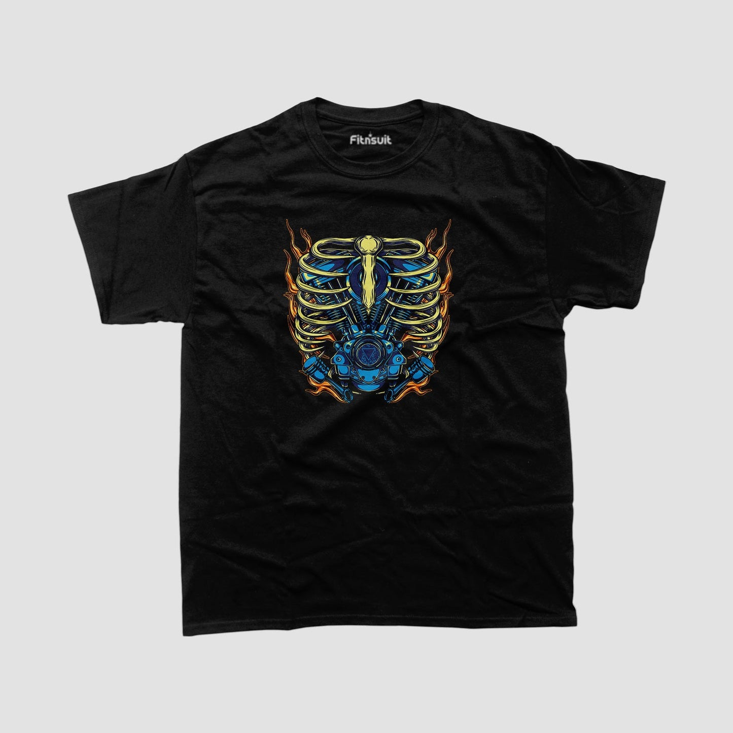 Skull Rider Motorcycle Spirit T shirt