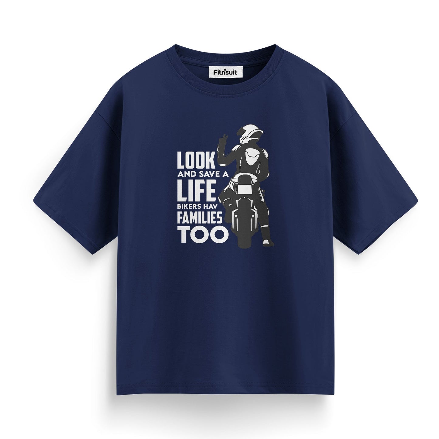 Look Save Bikers Have Families Too Motorcycle Safety T shirt