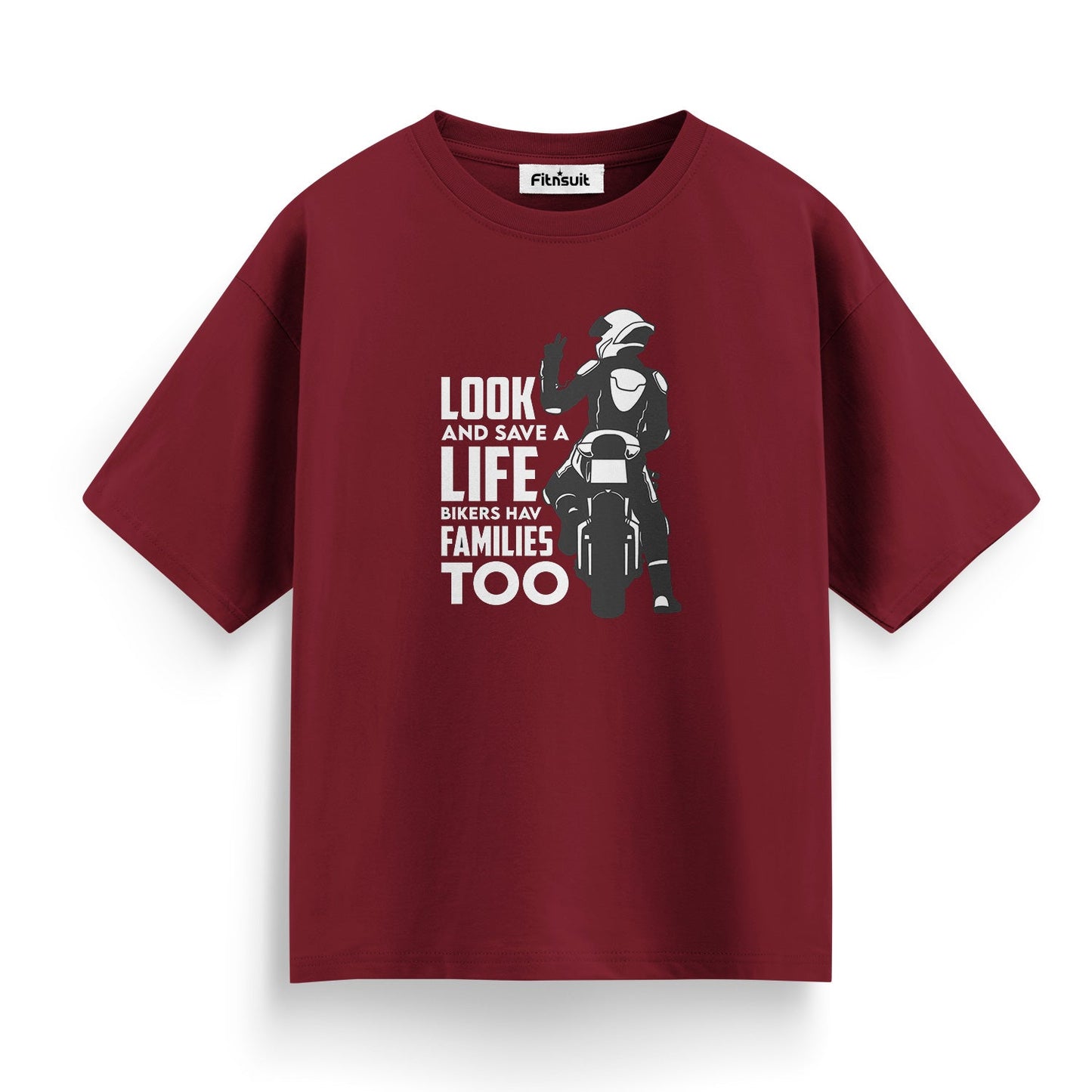 Look Save Bikers Have Families Too Motorcycle Safety T shirt
