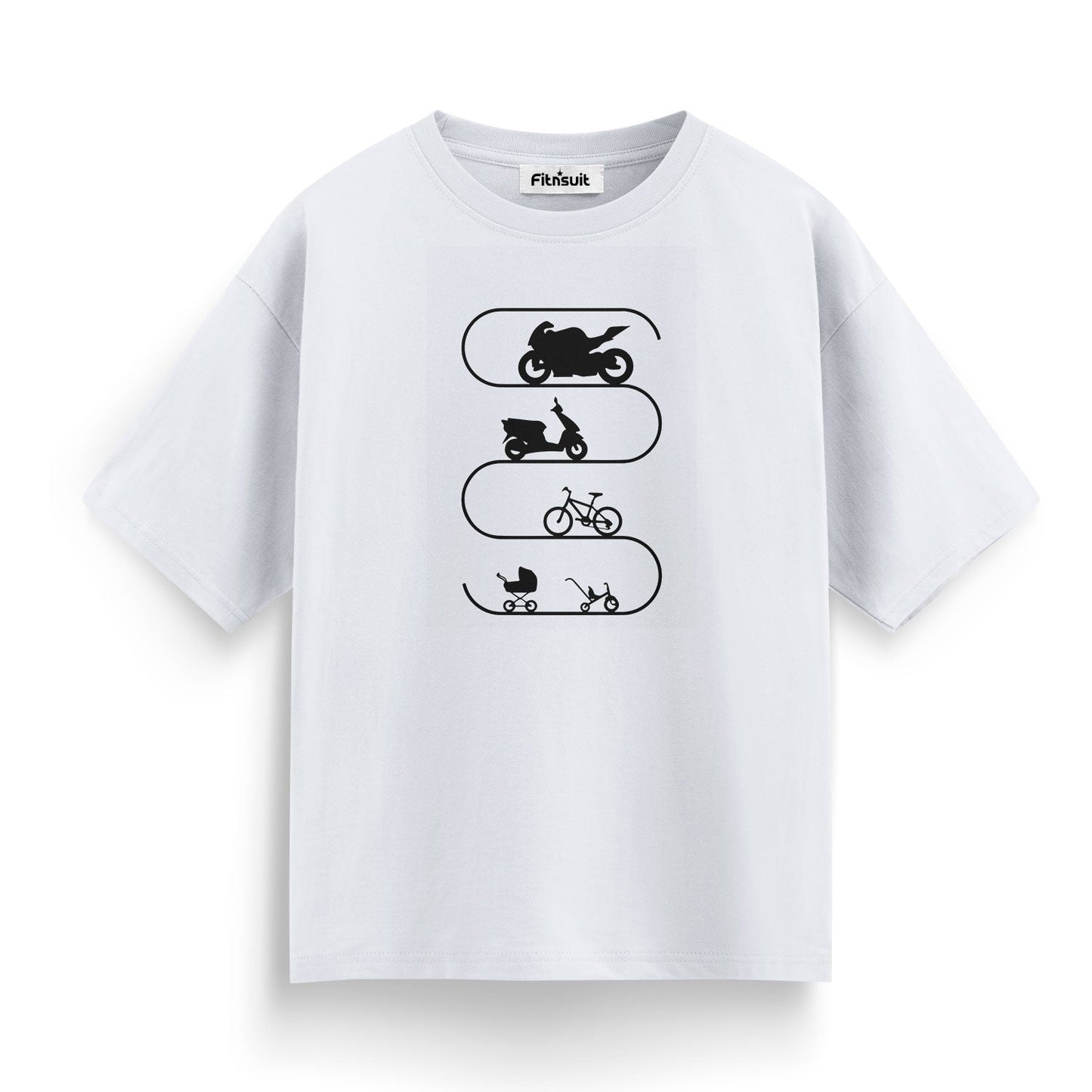 Stunt Rider Motorbike Action T shirt