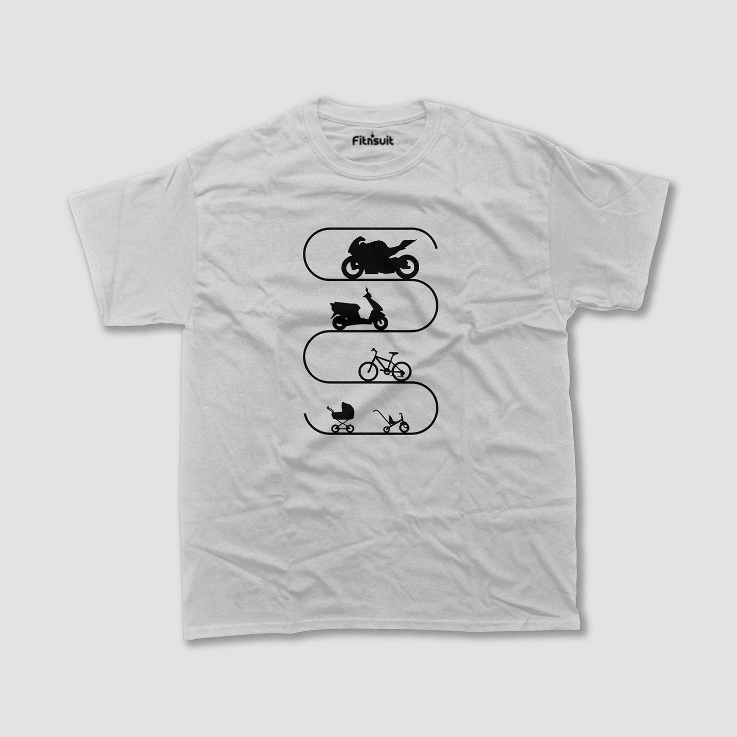 Stunt Rider Motorbike Action T shirt