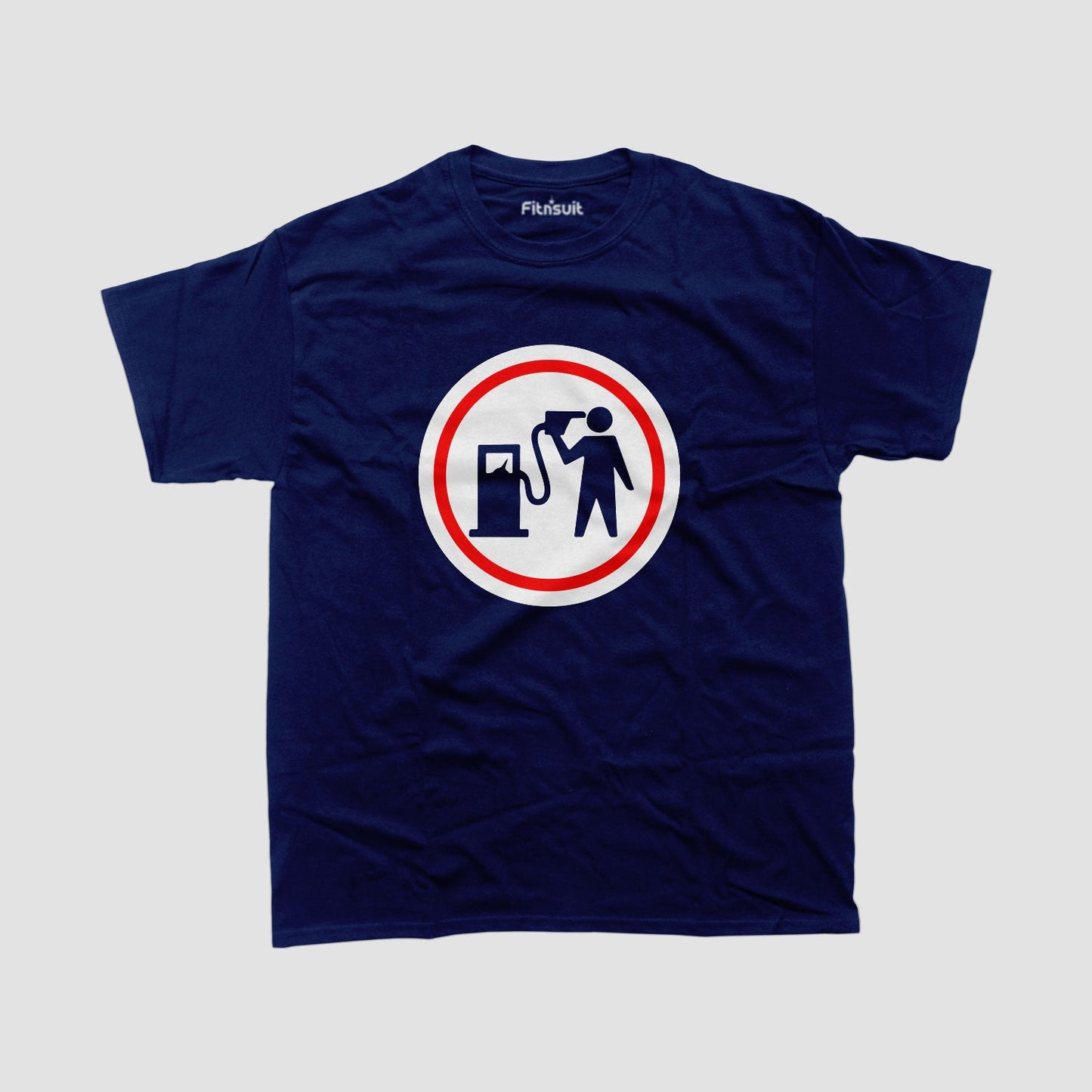 No Fuel No Ride Bike Warning T shirt