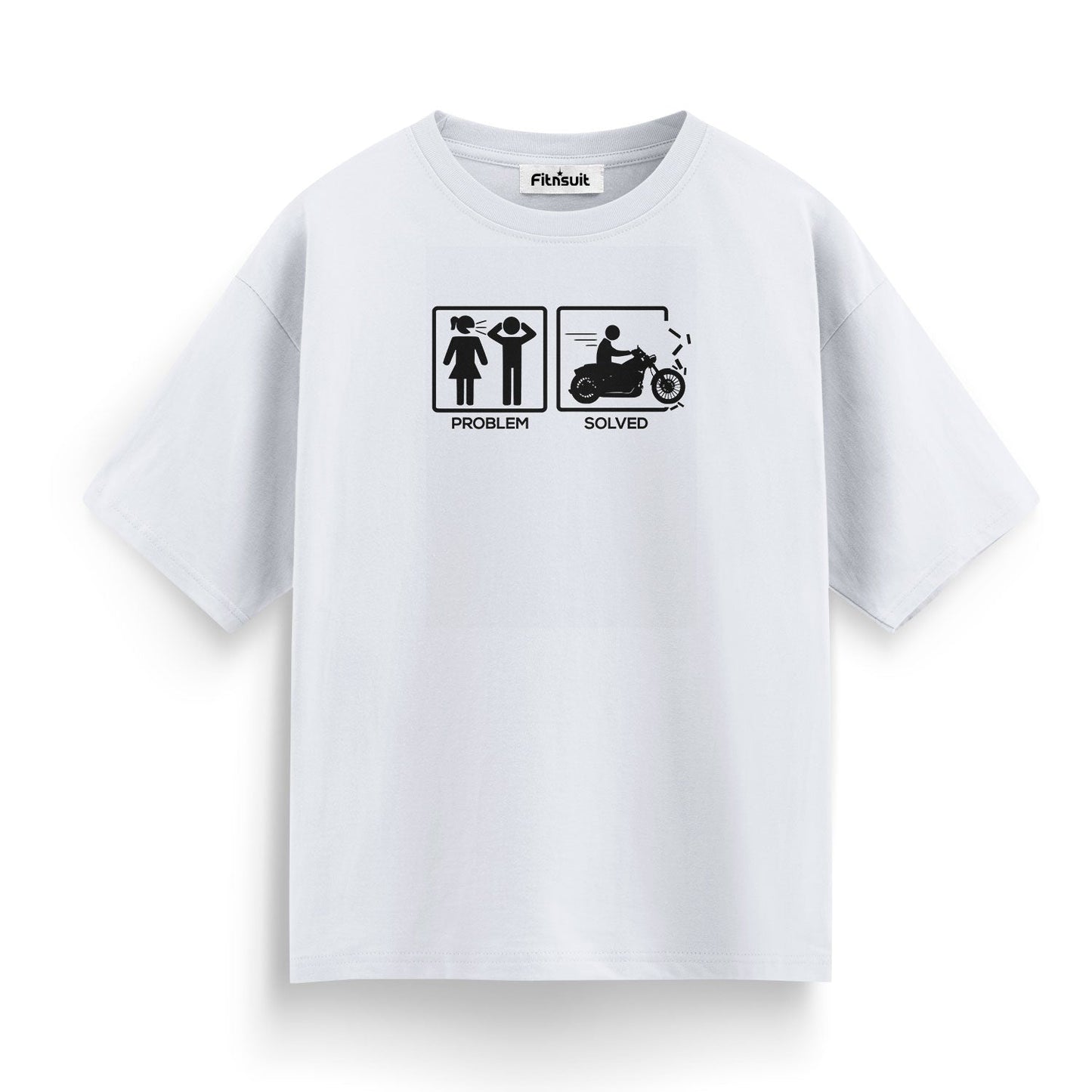 Problem Solved Biker Solution T shirt