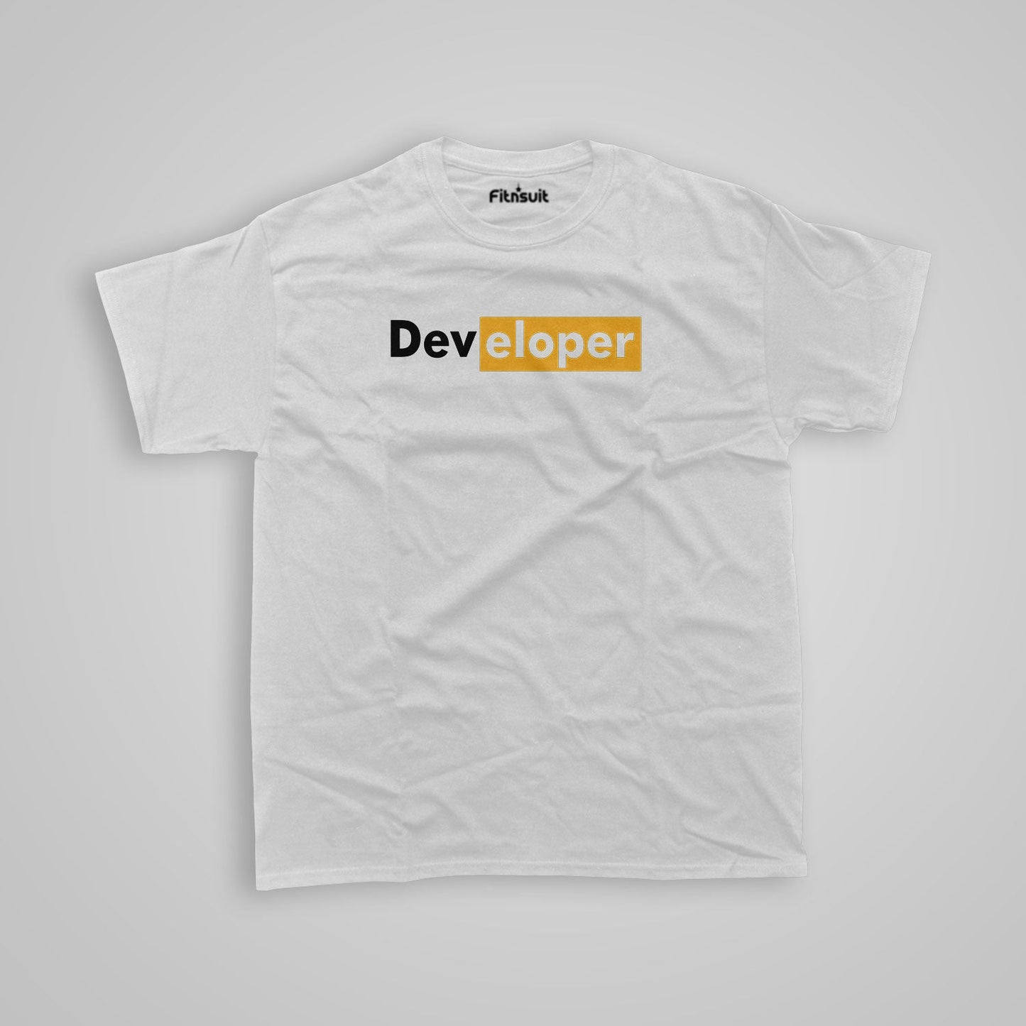 Developer Programmer Typography Unisex Premium T-shirt