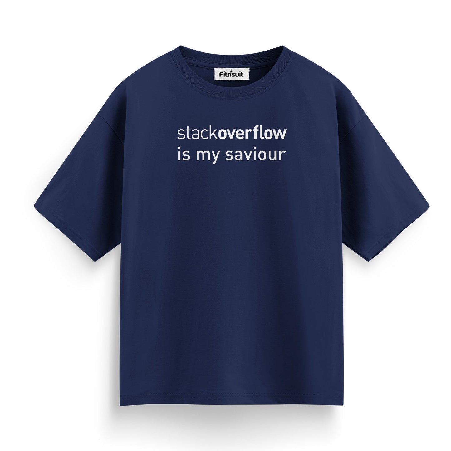 Stackoverflow is my saviour Programmer Typography Unisex Premium T-shirt