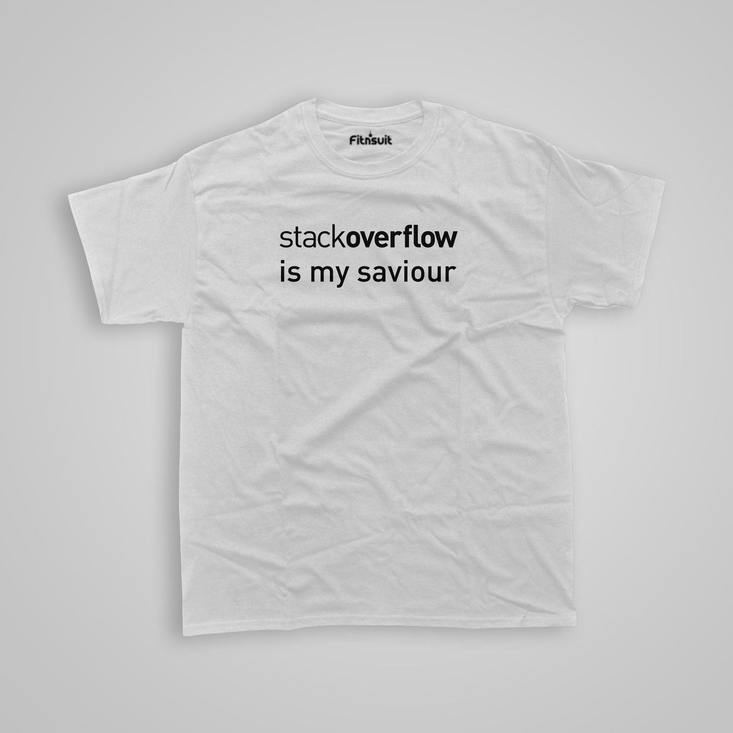 Stackoverflow is my saviour Programmer Typography Unisex Premium T-shirt