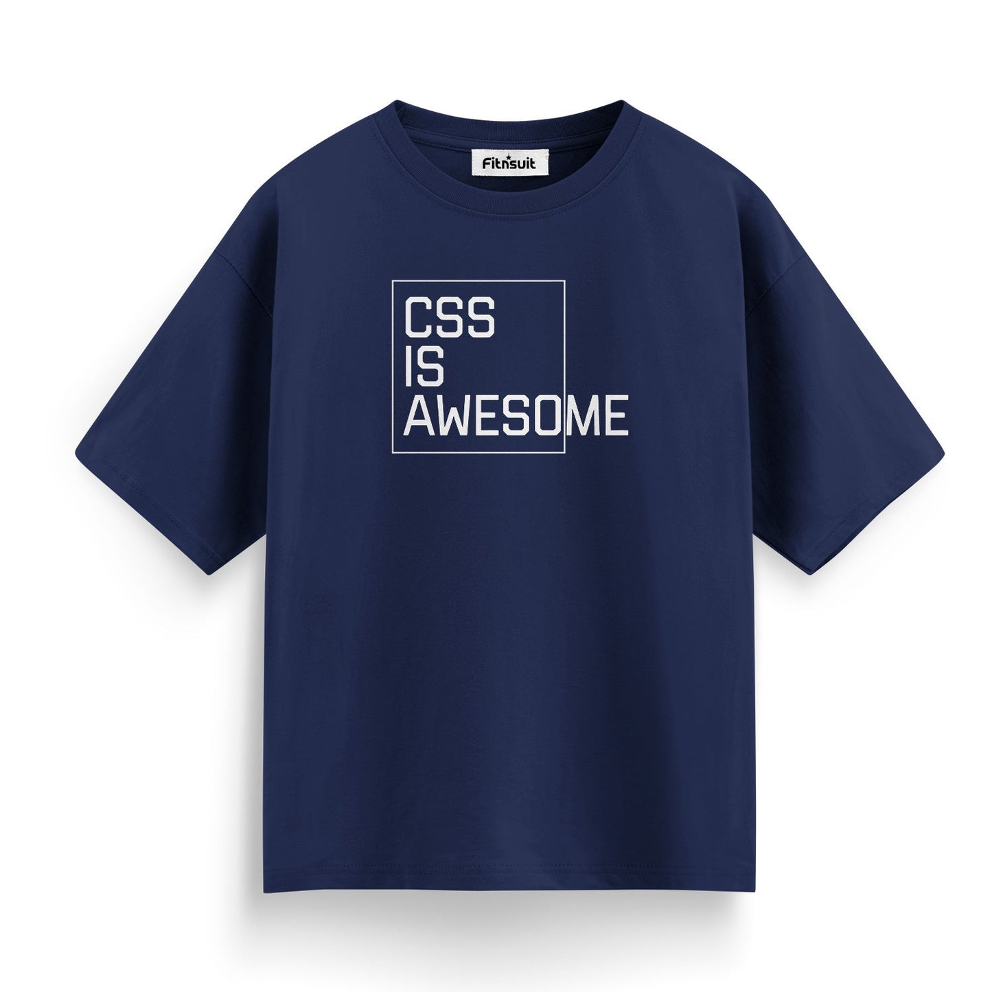 css is awesome funny Programmer Typography Unisex Premium T-shirt