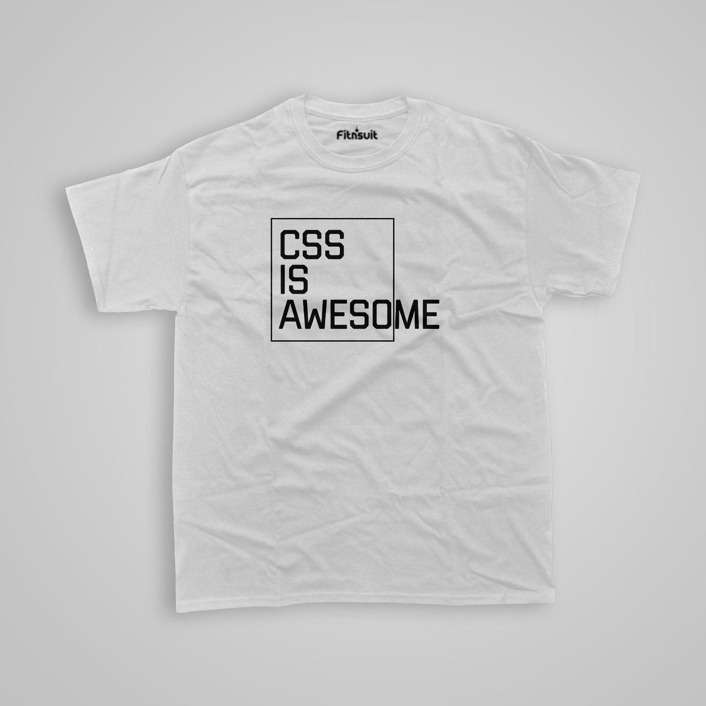 css is awesome funny Programmer Typography Unisex Premium T-shirt