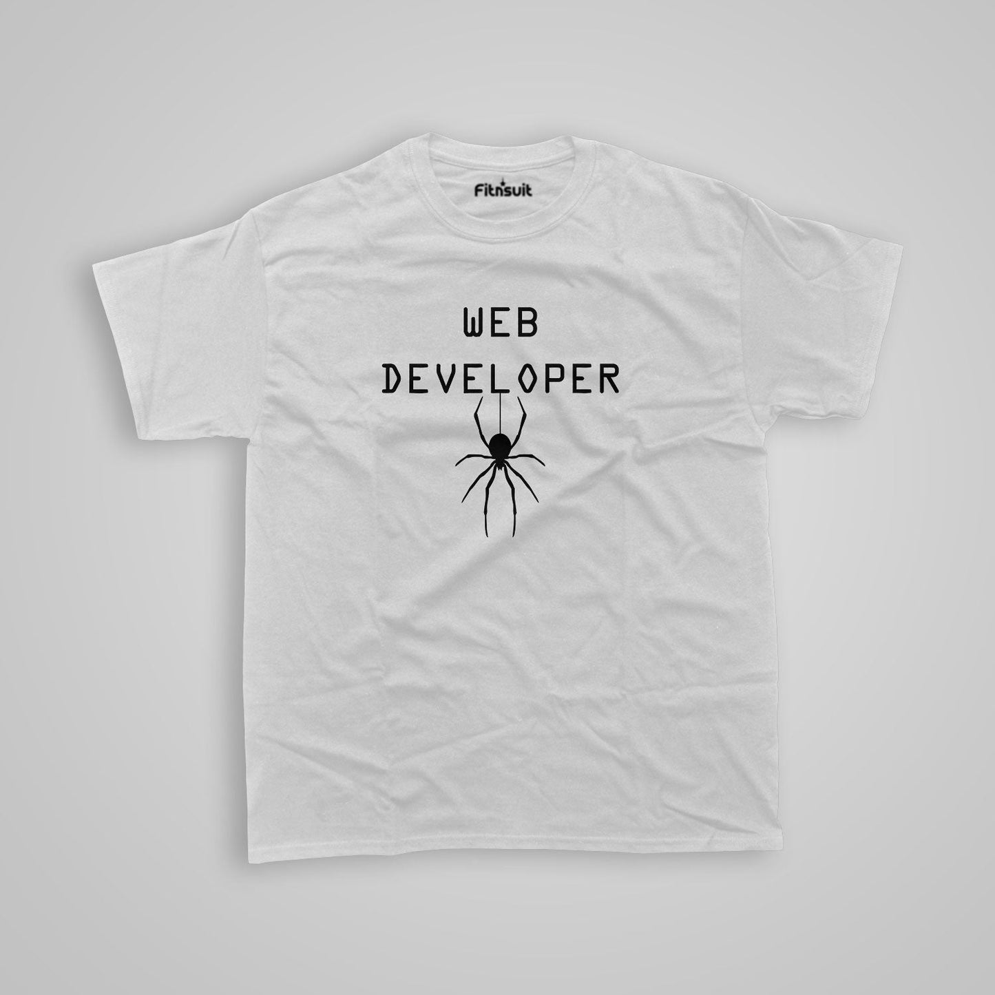 web Developer Programmer Typography Unisex Premium T-shirt