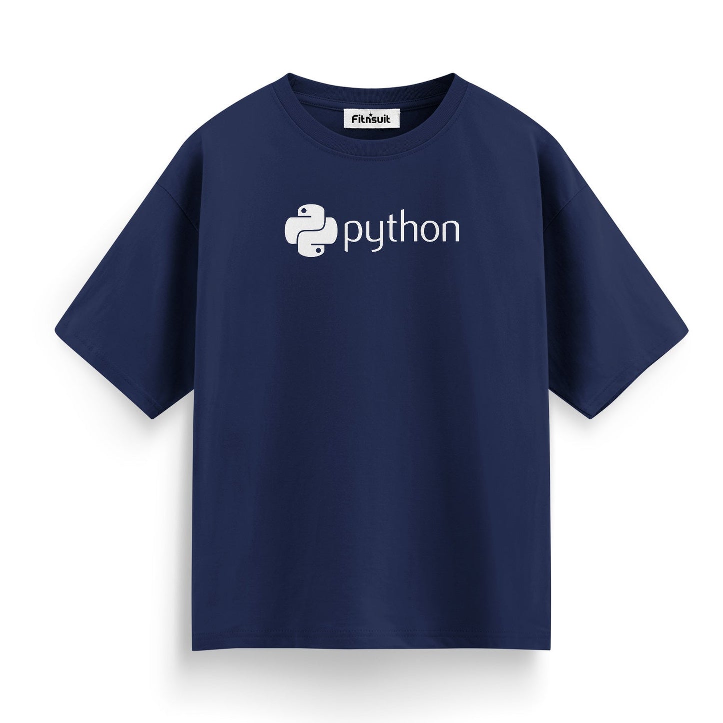 Python Logo funny Programmer Typography Unisex Premium T-shirt