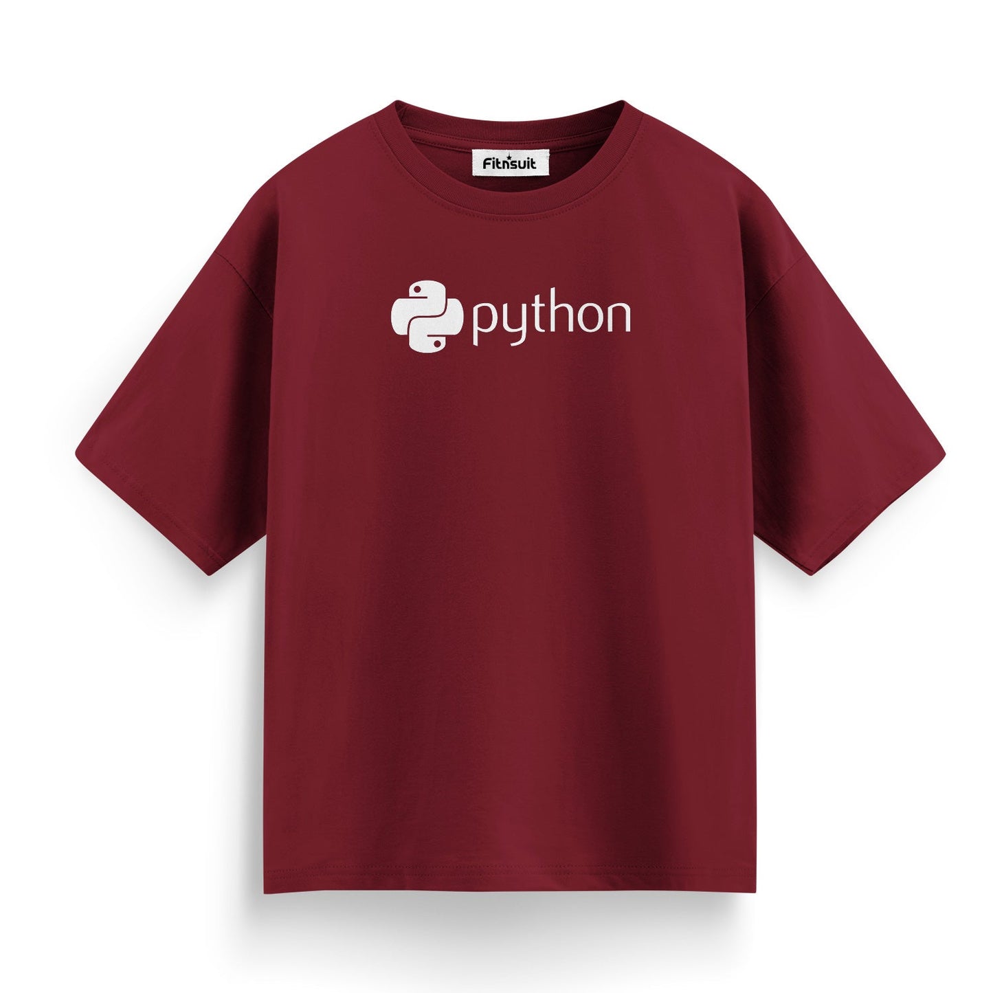 Python Logo funny Programmer Typography Unisex Premium T-shirt