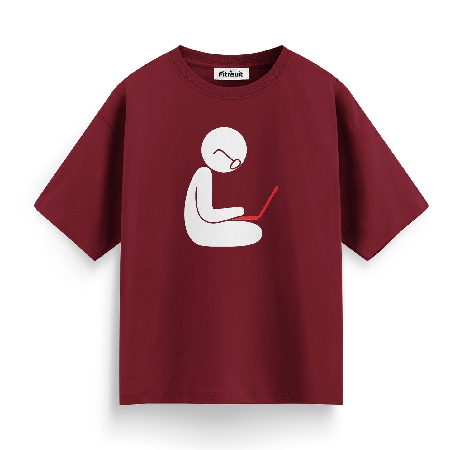 Programmer man icon Programmer Typography Unisex Premium T-shirt