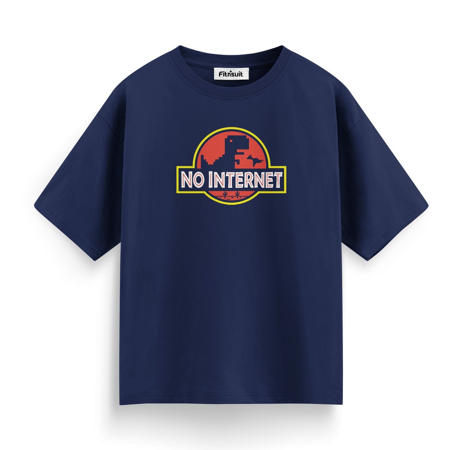 No Internet Programmer Typography Unisex Premium T-shirt
