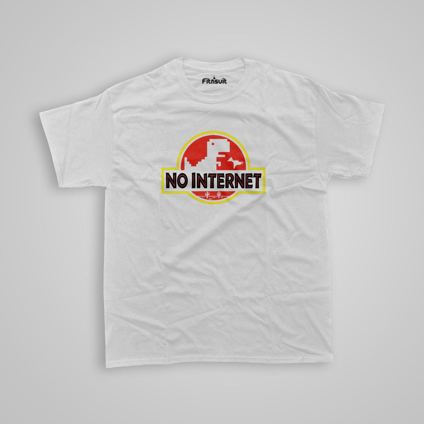 No Internet Programmer Typography Unisex Premium T-shirt
