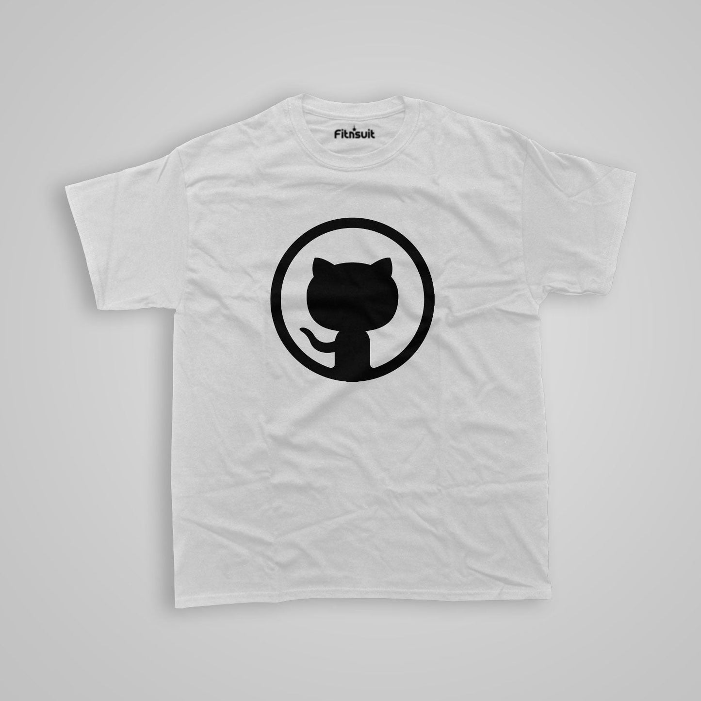 Github logo Programmer Typography Unisex Premium T-shirt