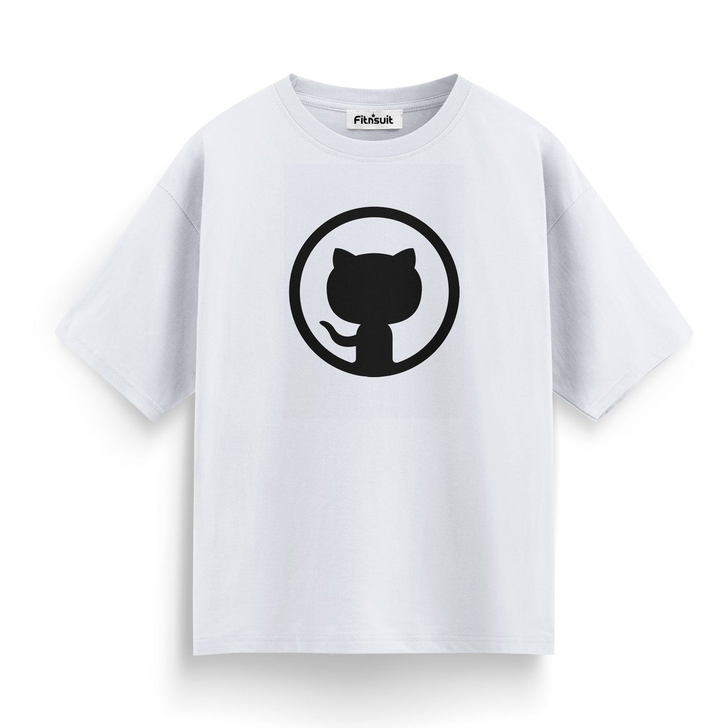 Github logo Programmer Typography Unisex Premium T-shirt