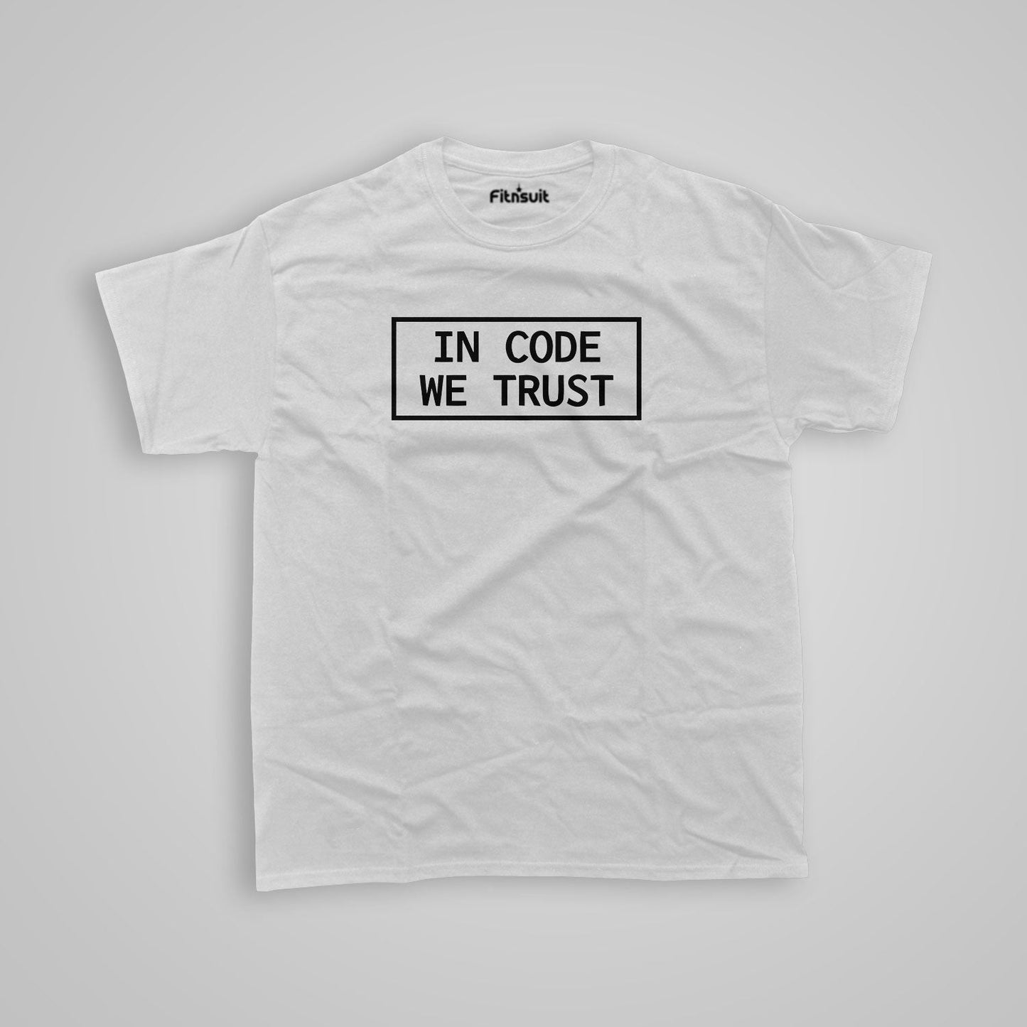 In code We trust Programmer Typography Unisex Premium T-shirt