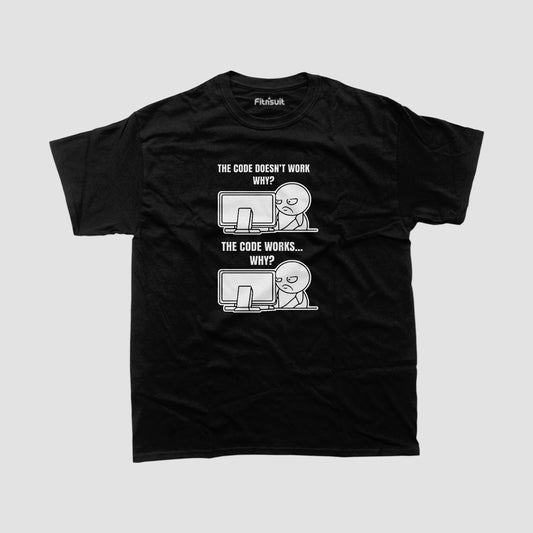 The code doesn't work why? The code Works why? , Coding, Programming Unisex Premium T-shirt