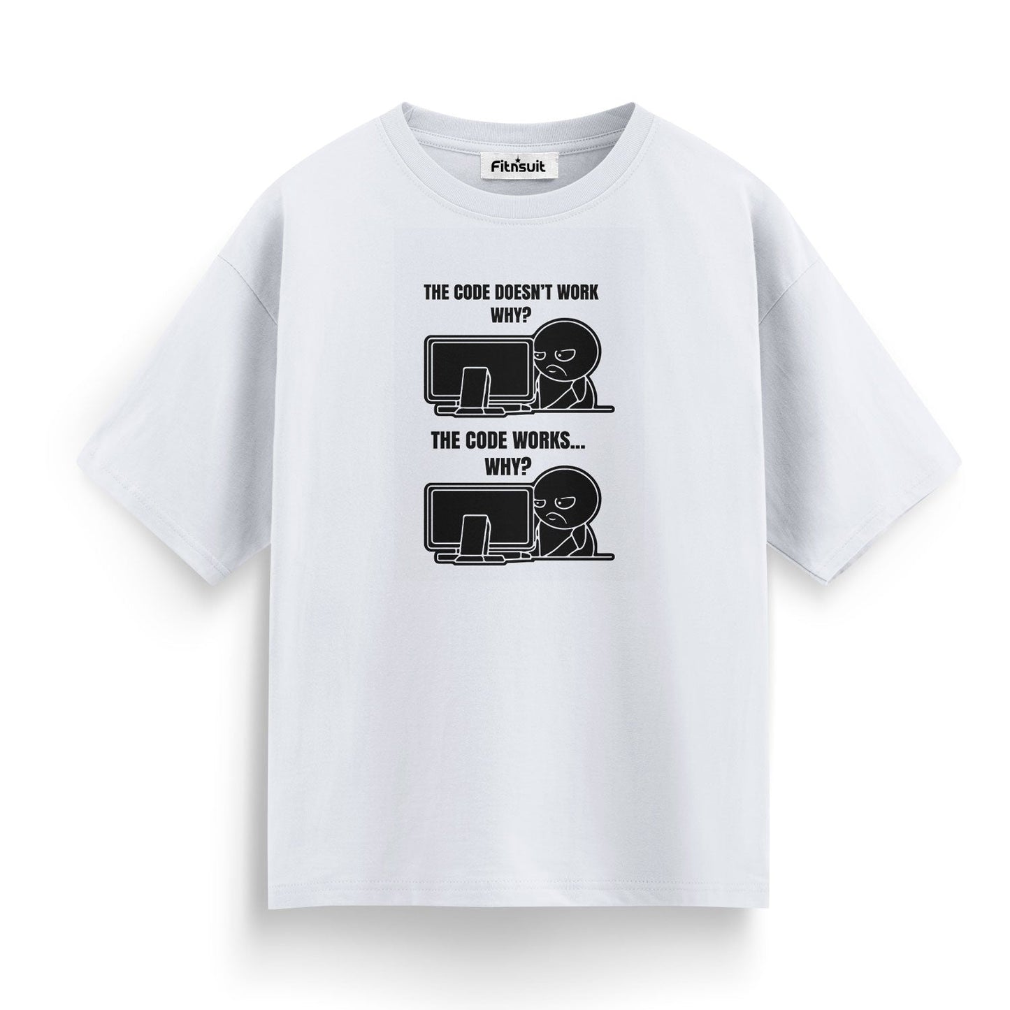 The code doesn't work why? The code Works why? , Coding, Programming Unisex Premium T-shirt