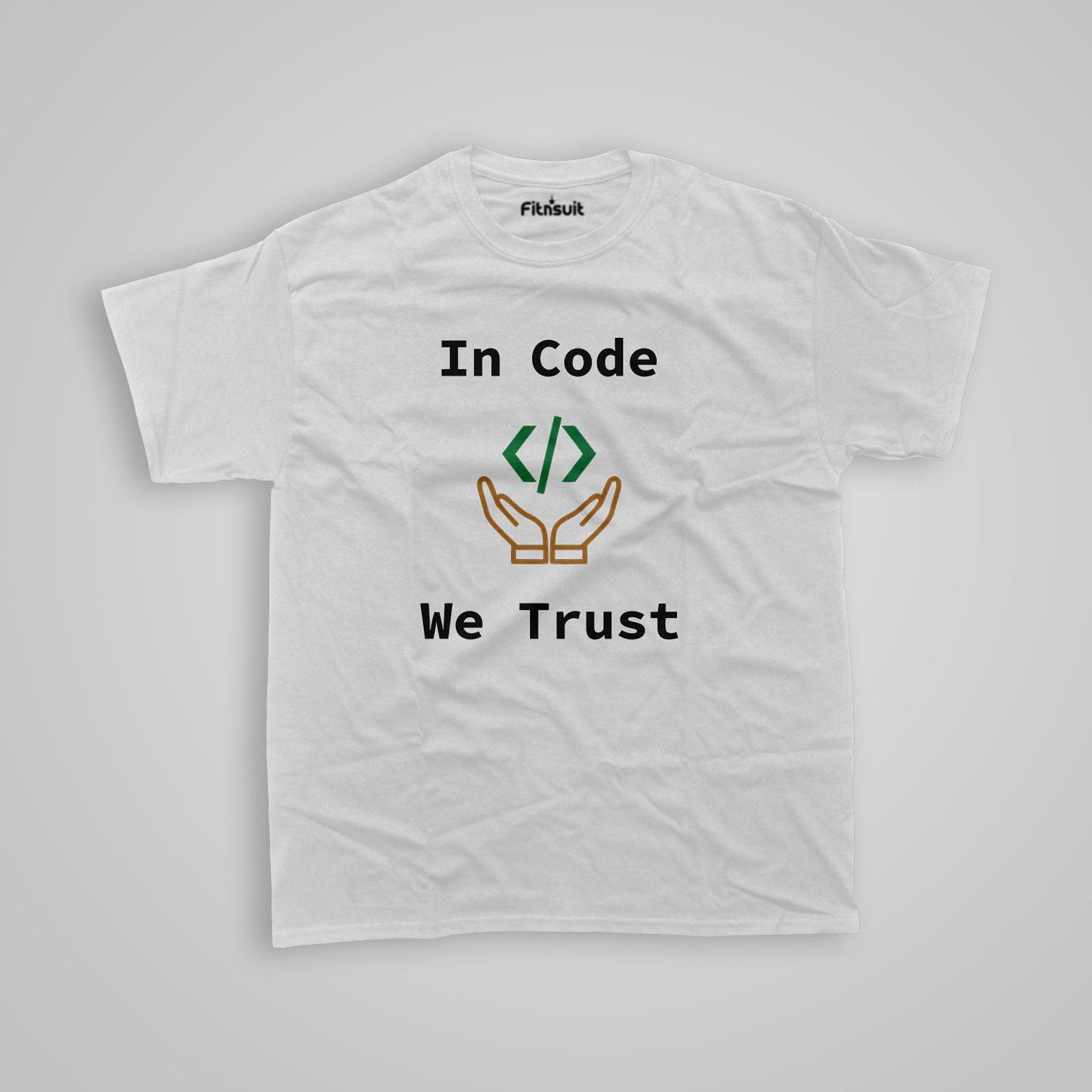in Code we trust Typography Unisex Premium T-shirt