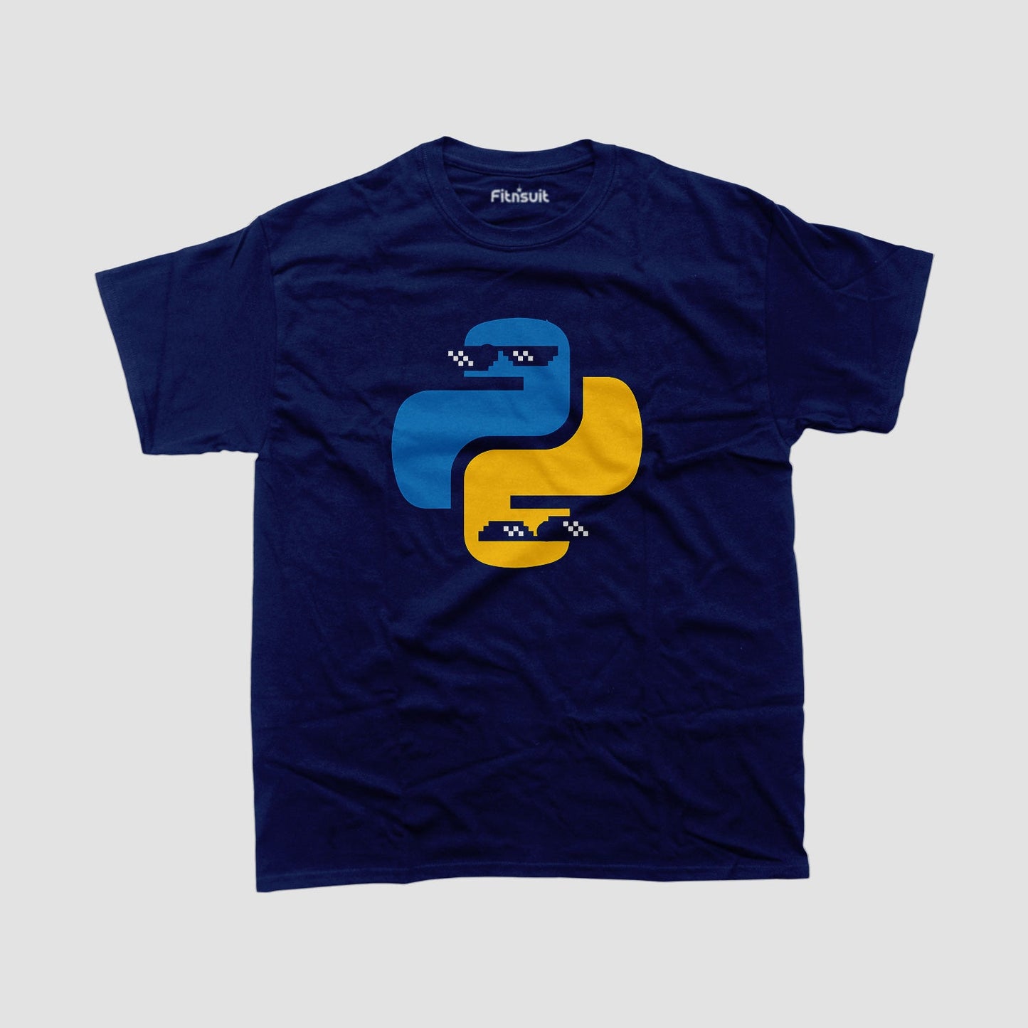 python logo Programmer Typography Unisex Premium T-shirt