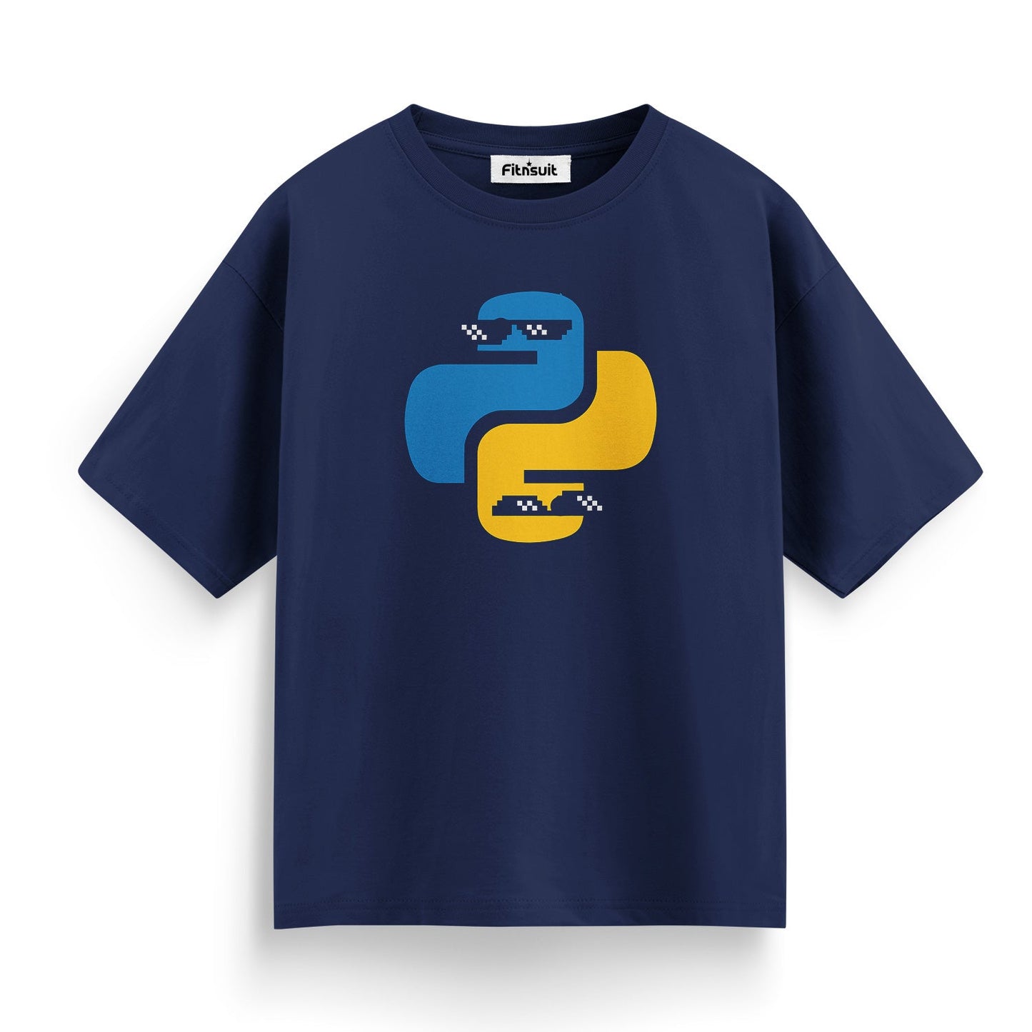 python logo Programmer Typography Unisex Premium T-shirt