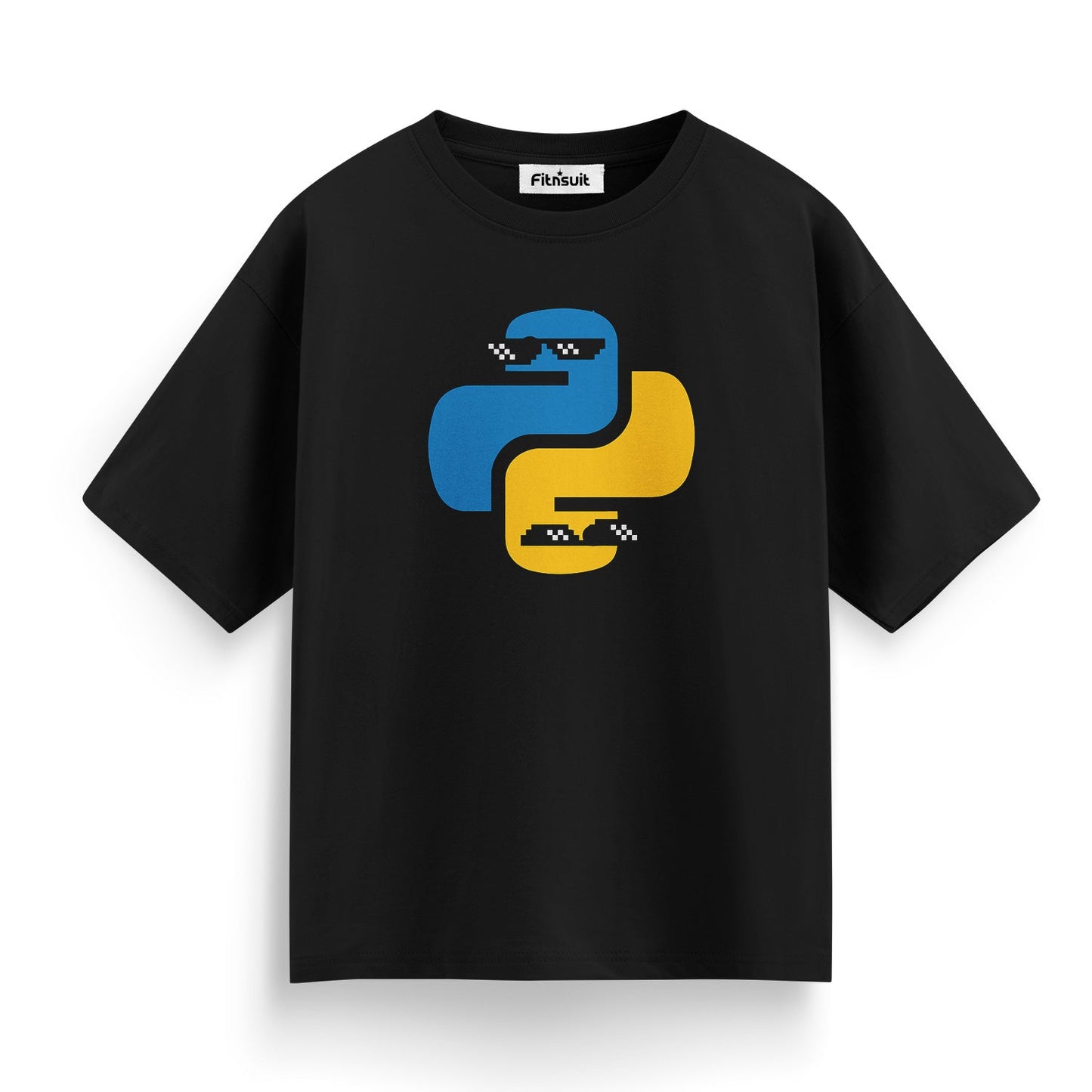 python logo Programmer Typography Unisex Premium T-shirt