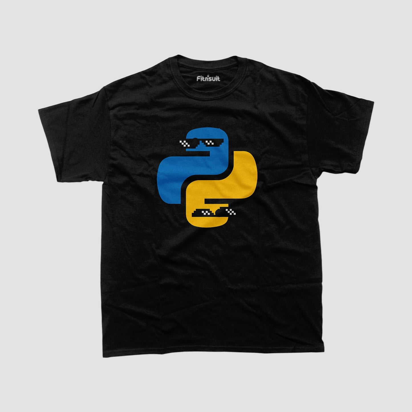python logo Programmer Typography Unisex Premium T-shirt