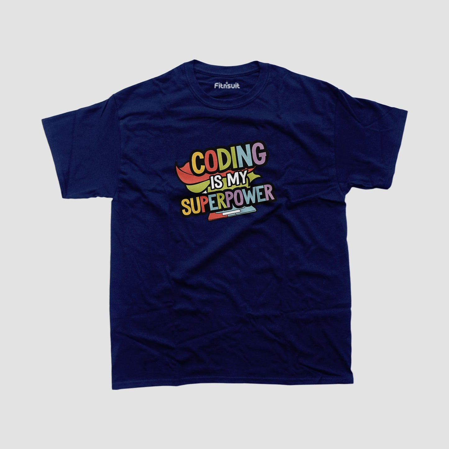 Coding is my Superpower Programmer Typography Unisex Premium T-shirt