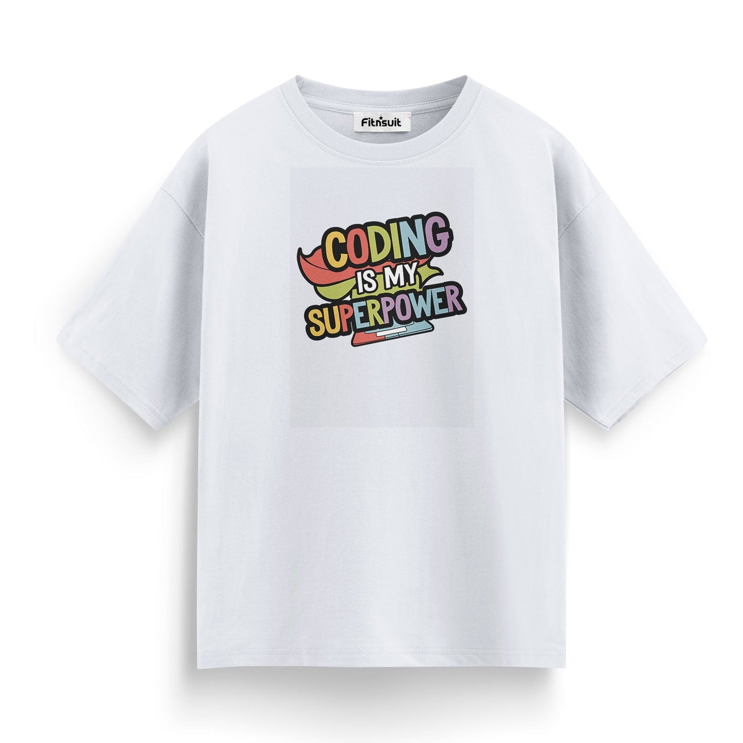 Coding is my Superpower Programmer Typography Unisex Premium T-shirt
