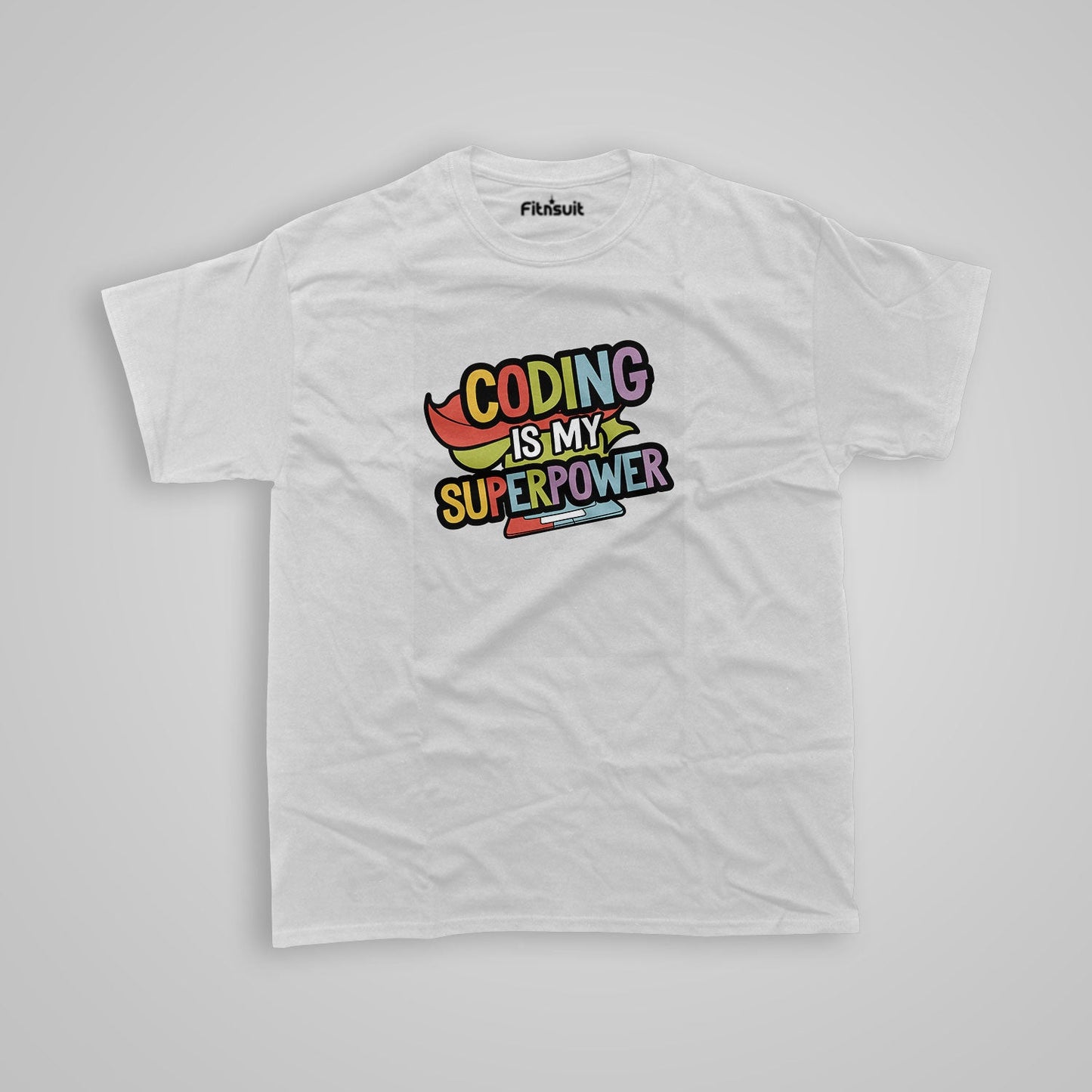 Coding is my Superpower Programmer Typography Unisex Premium T-shirt