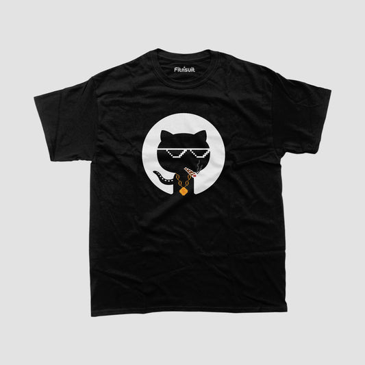 Github Logo With Shades And Chain Programmer T-Shirt