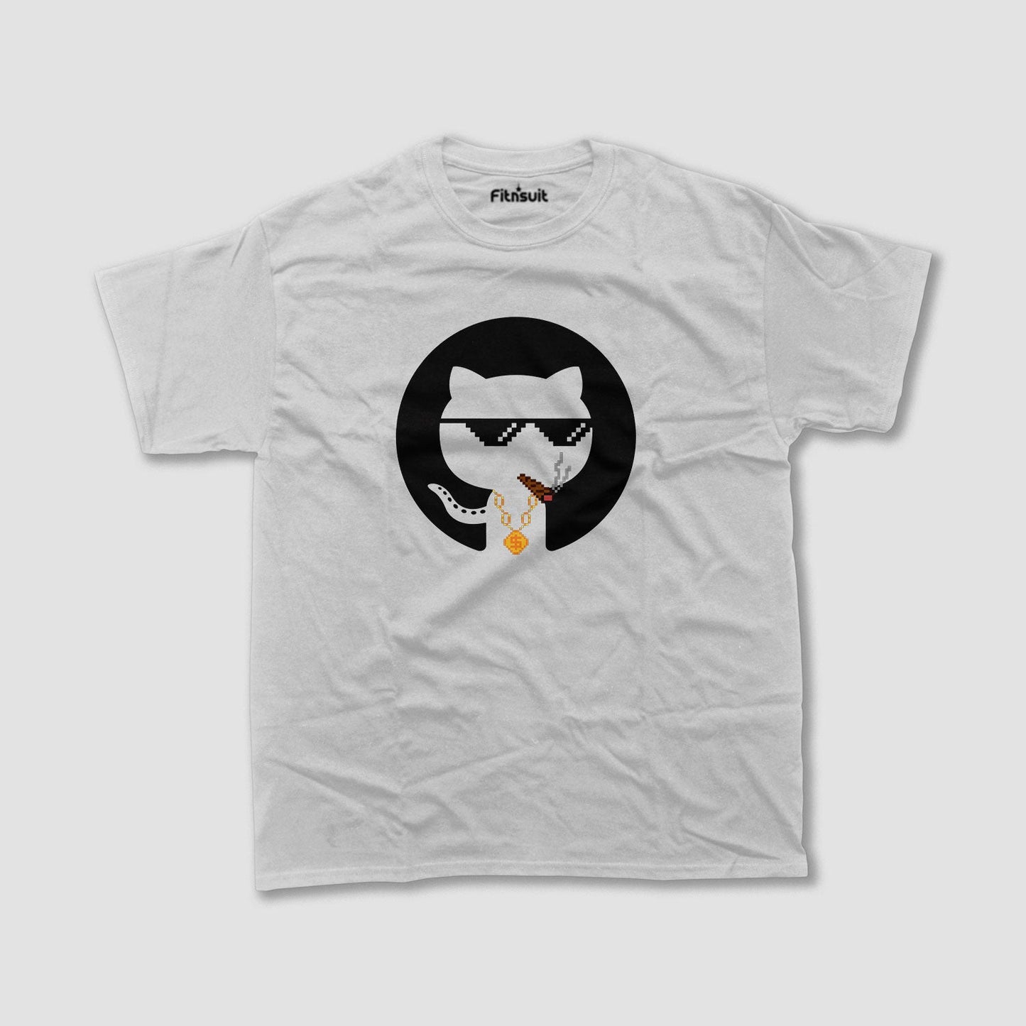 Github Logo With Shades And Chain Programmer T-Shirt