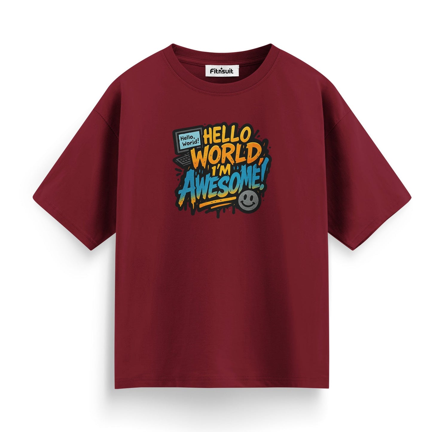 Hello World I'M Awesome Programmer T-Shirt