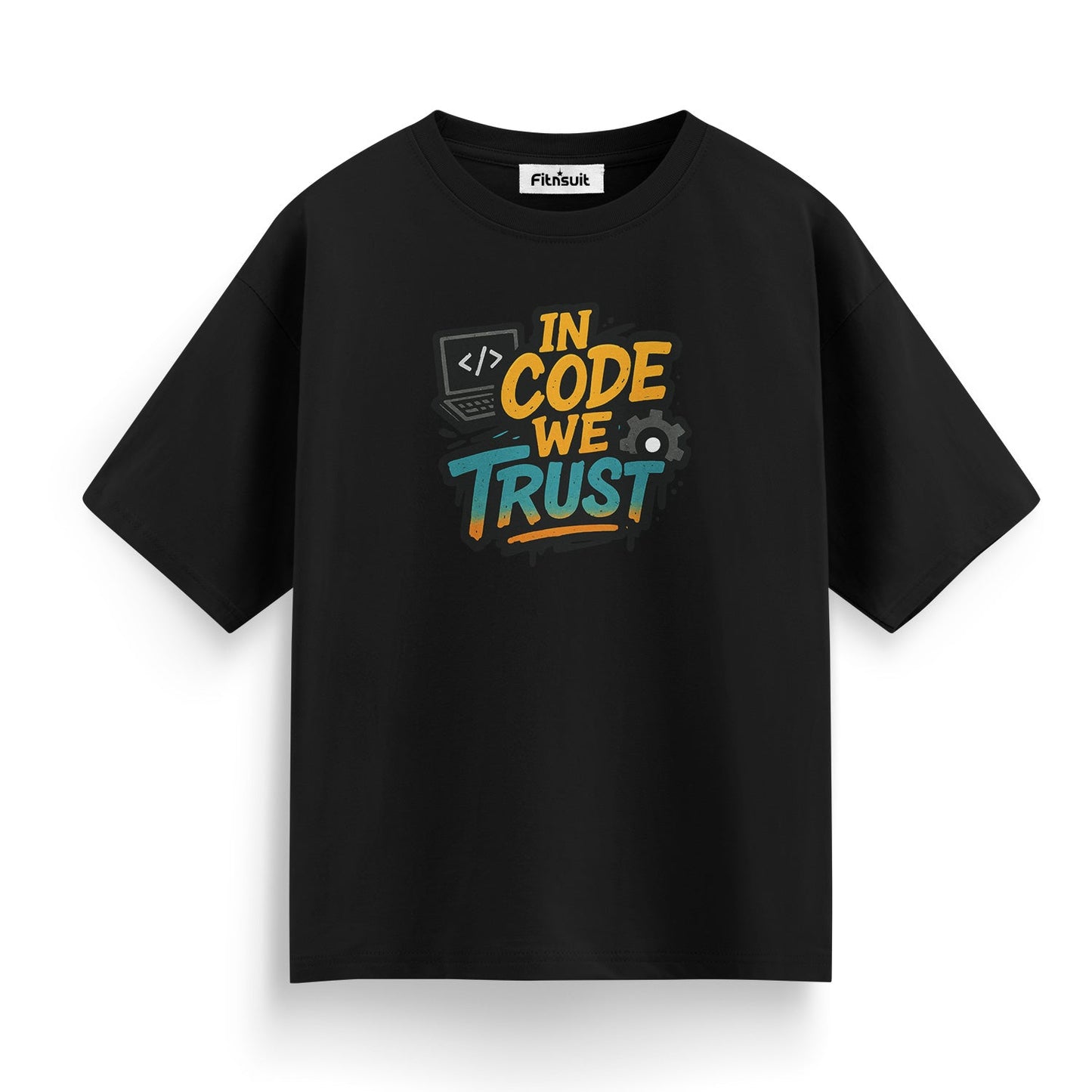 In Code We Trust Programmer T-Shirt
