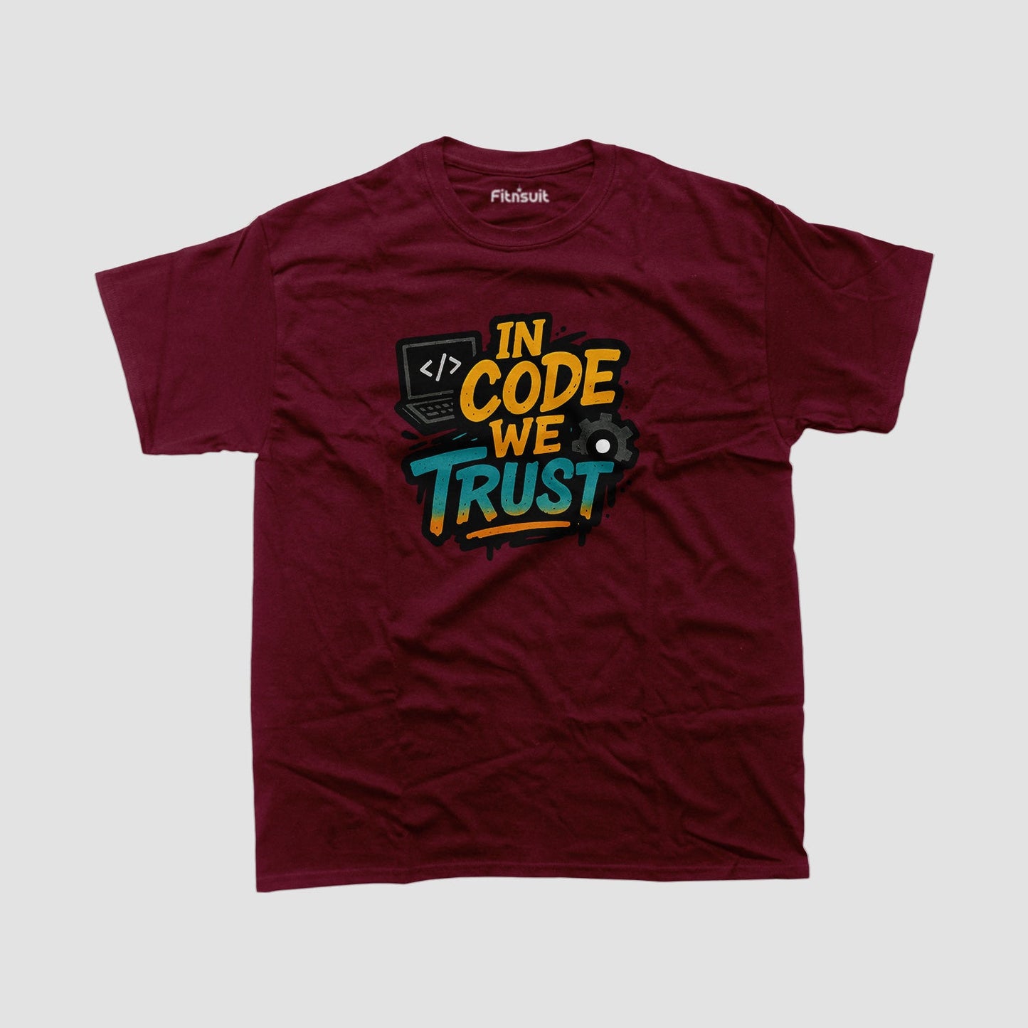 In Code We Trust Programmer T-Shirt