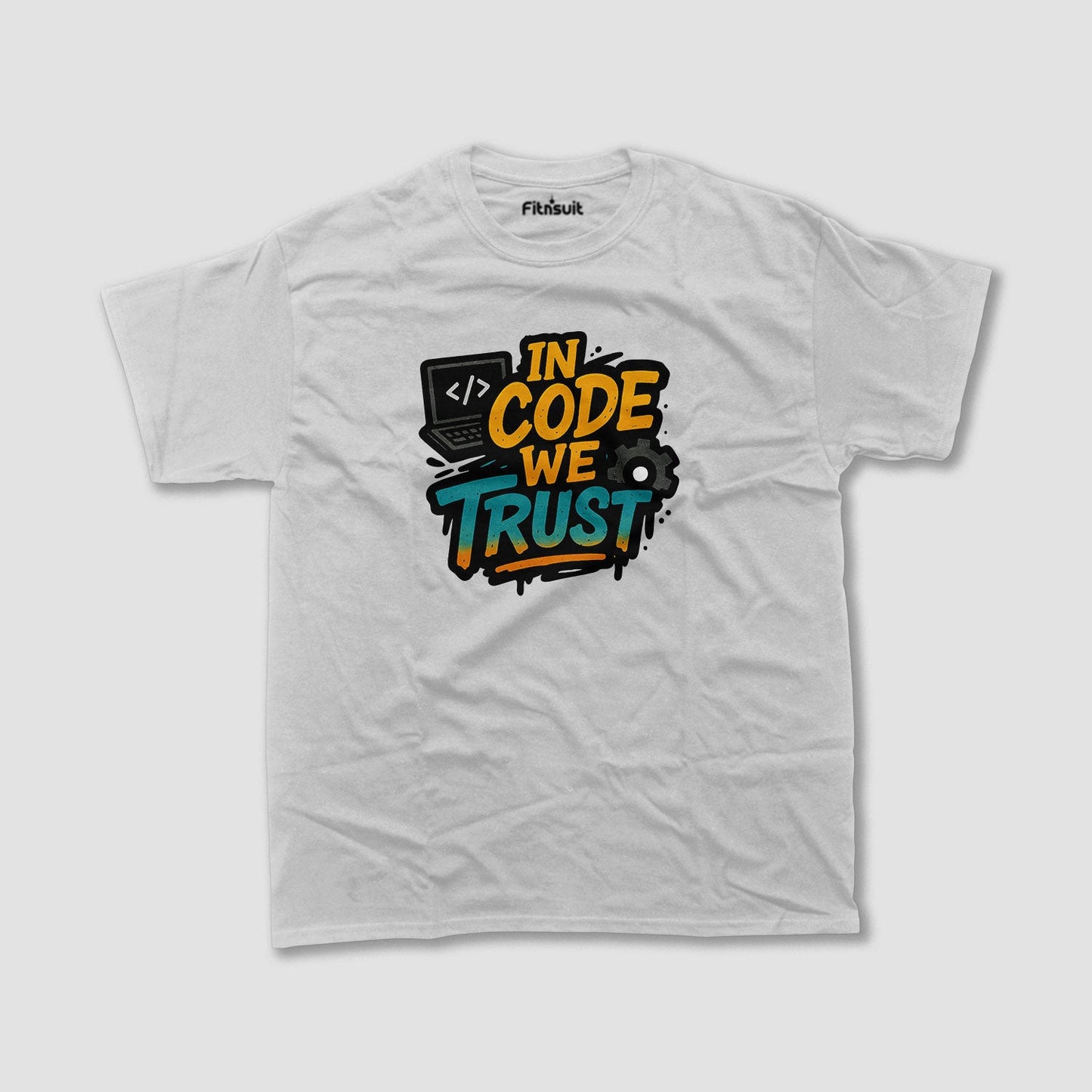 In Code We Trust Programmer T-Shirt