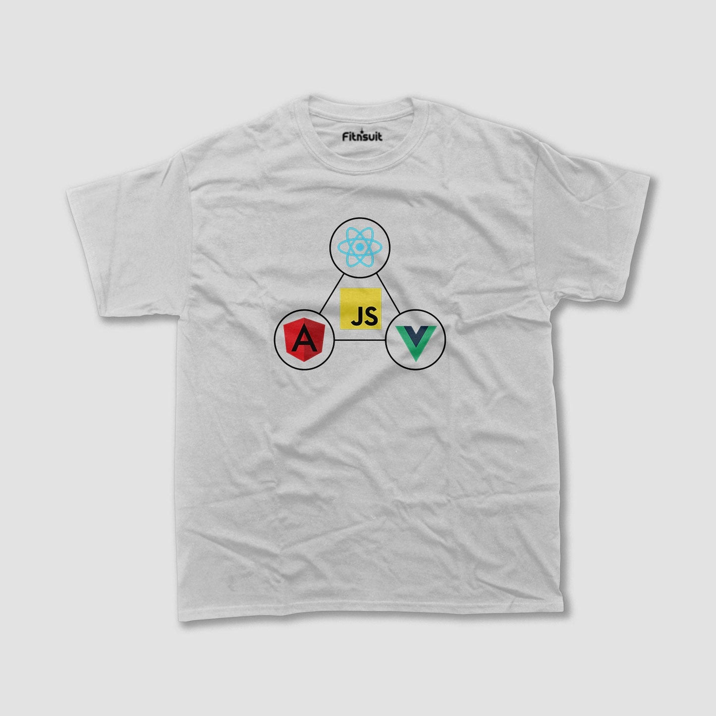 React Angular Vue Js Logos Programmer T-Shirt