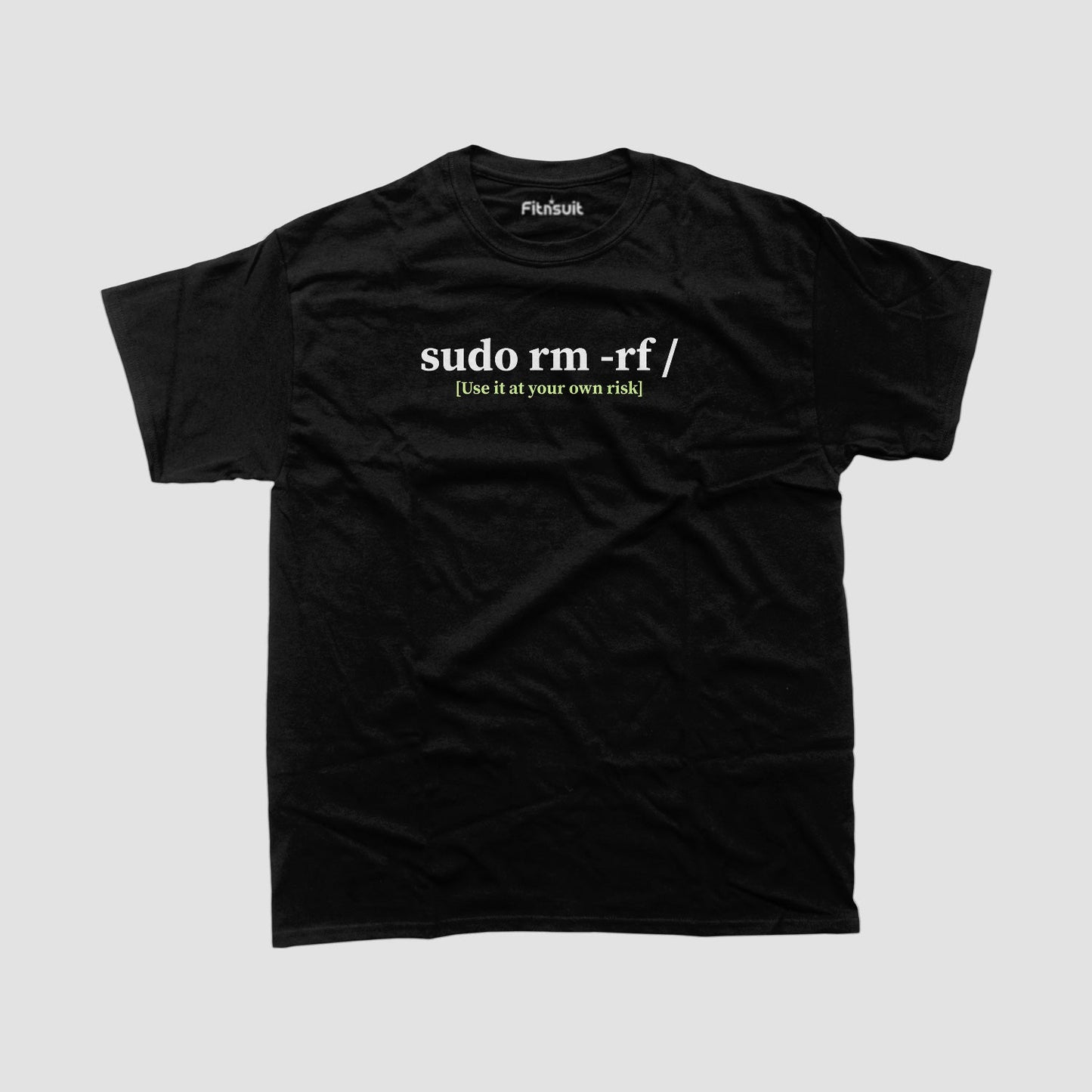 Sudo rm-rf use it at your own risk funny Programming Unisex Premium T-shirt