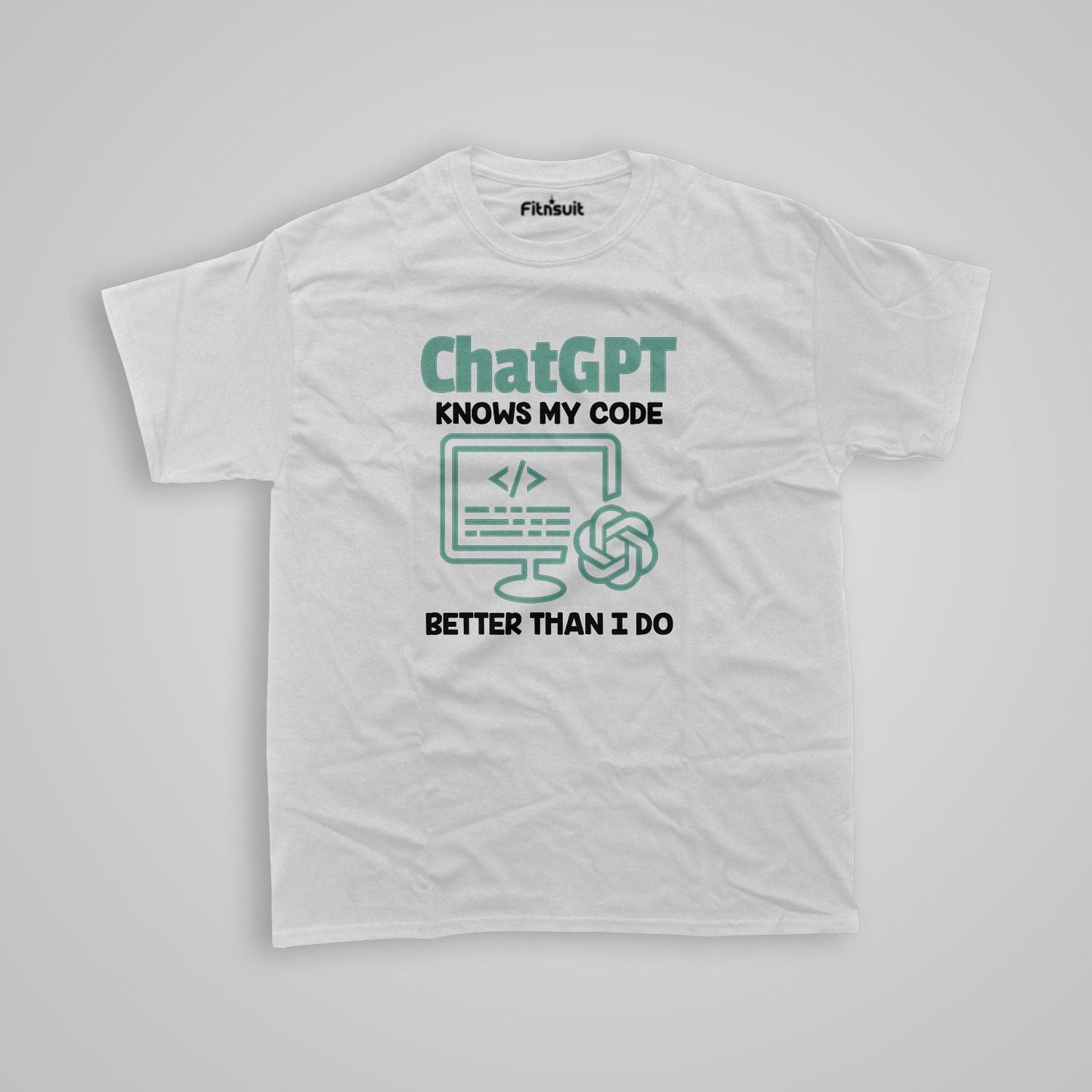 Chatgpt knows my code better than i do funny Programmer quote Unisex Premium T-shirt