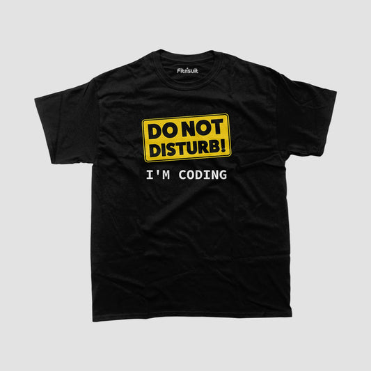 Do not Disturb! im Coding funny Programmer quote Unisex Premium T-shirt