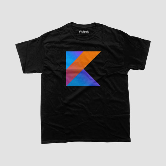 Kotlin T shirt for programmer and coder.