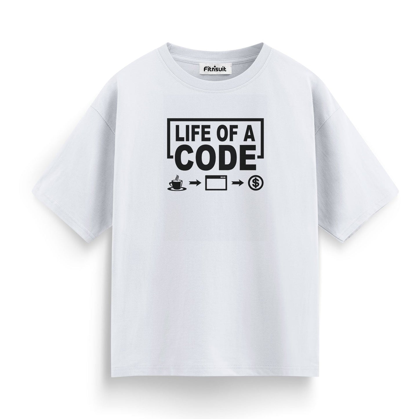 Life of a code, Coding, Programming Unisex Premium T-shirt