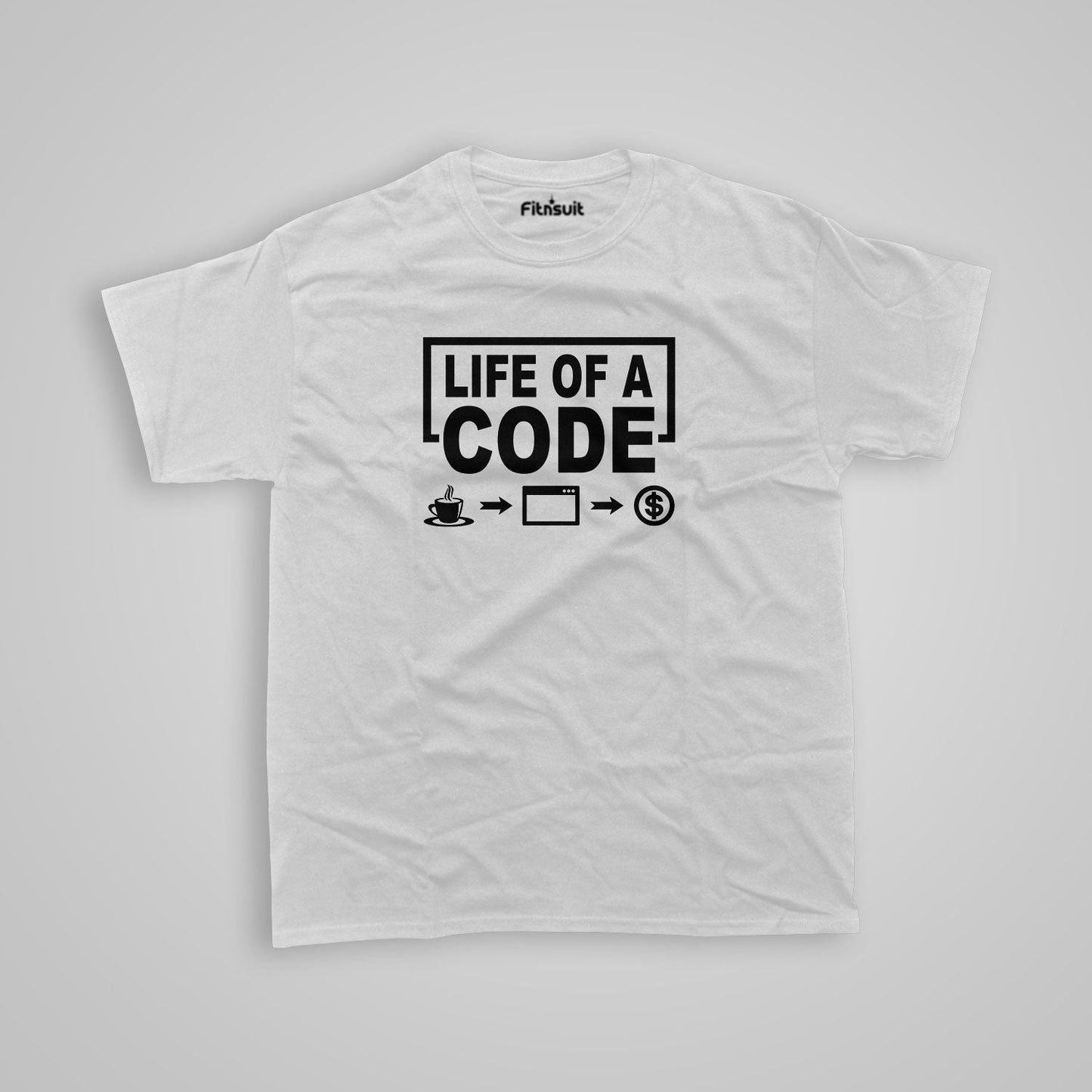 Life of a code, Coding, Programming Unisex Premium T-shirt