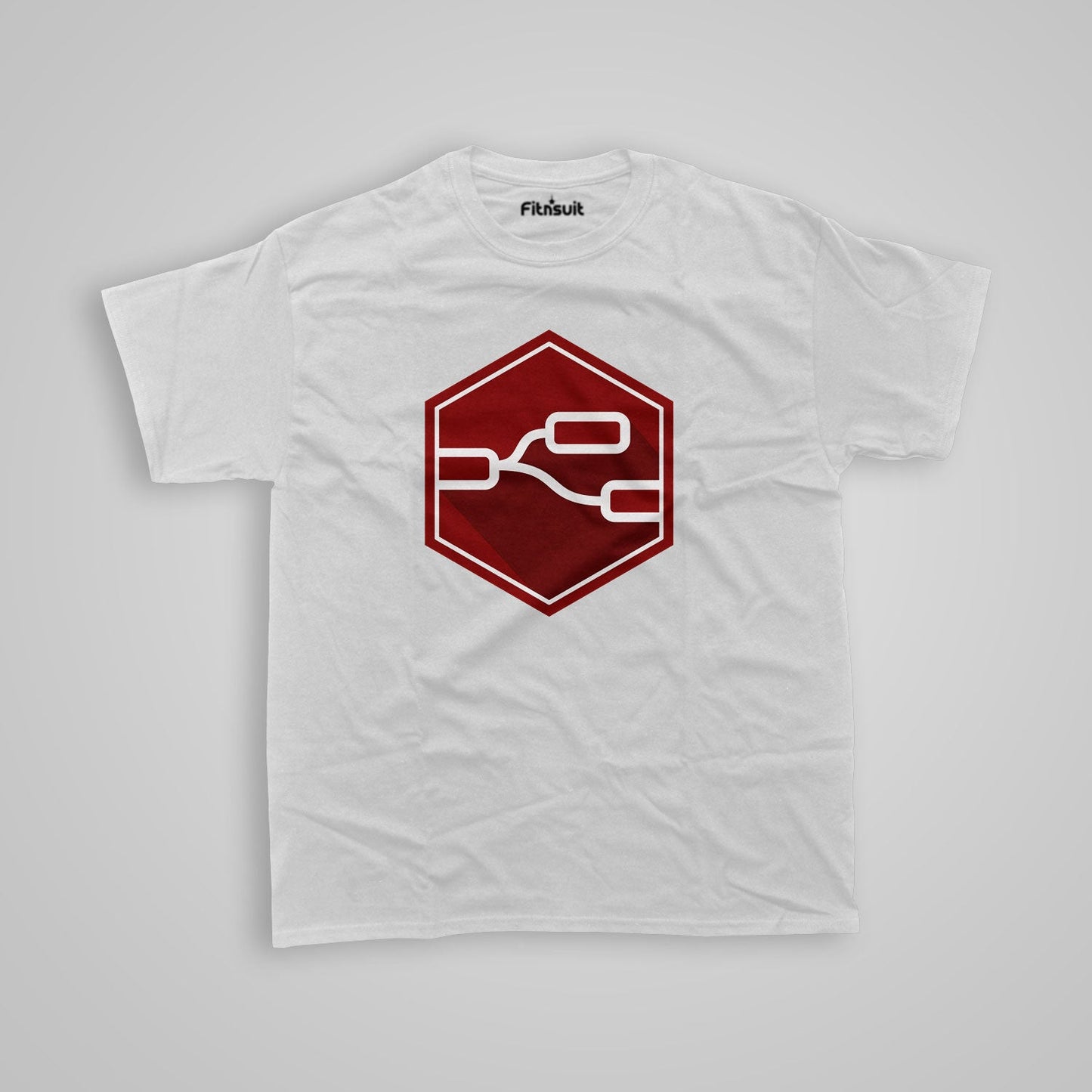 Nod Red T shirt for programmer and coder.