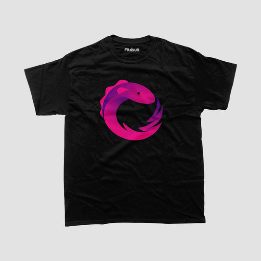 Reactivex Logo T shirt for programmer and coder.