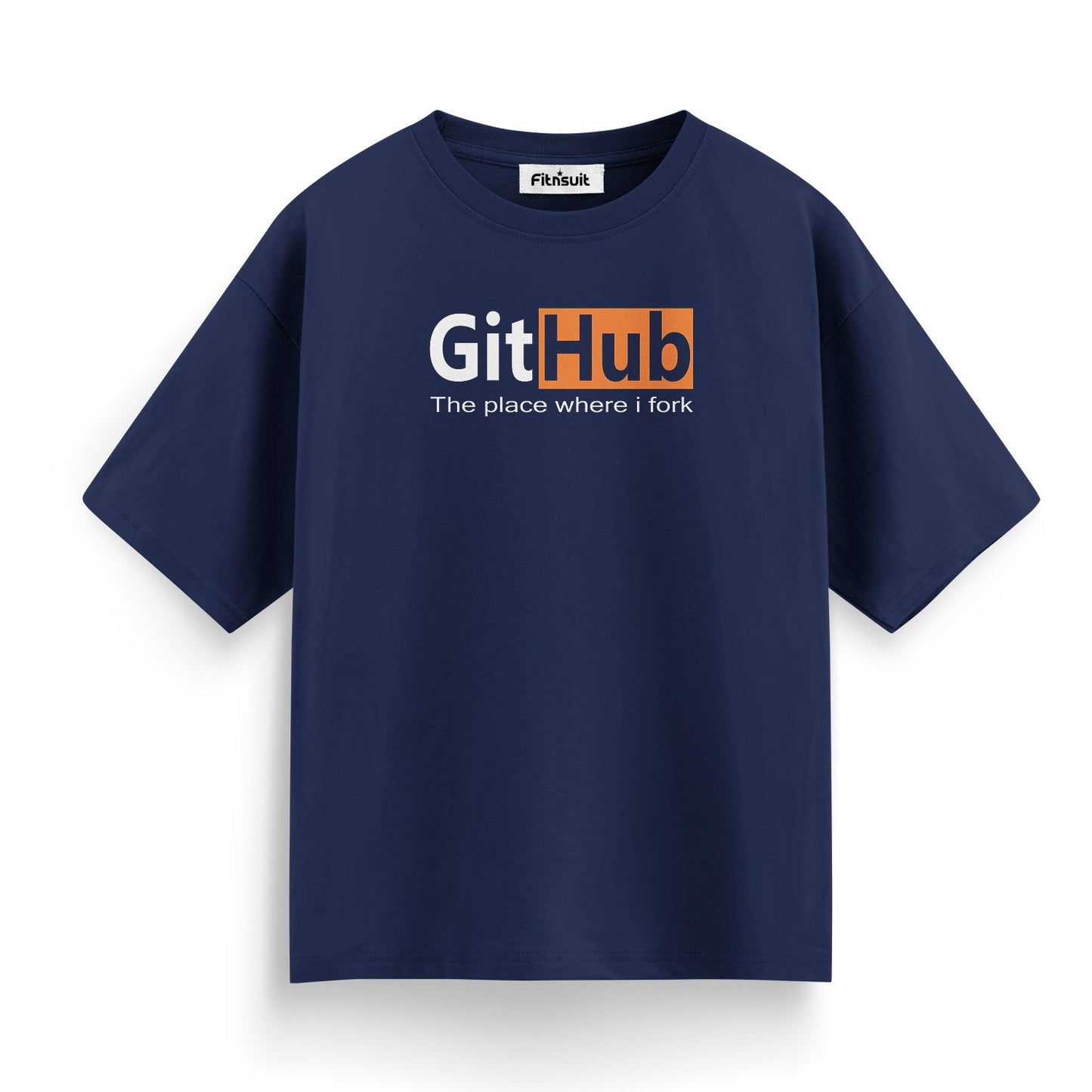 Github The place where I fork funny Programmer quote Unisex Premium T-shirt