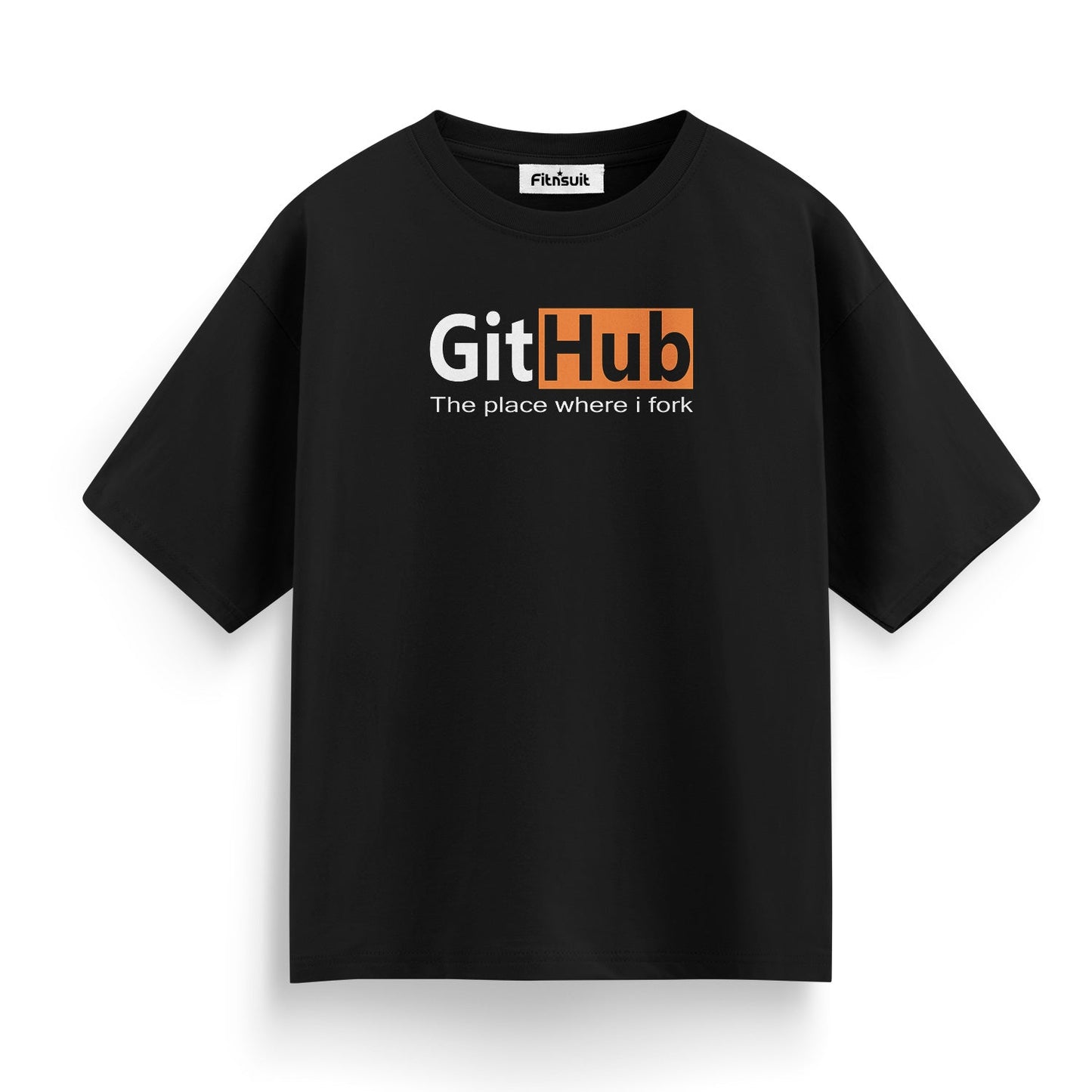 Github The place where I fork funny Programmer quote Unisex Premium T-shirt