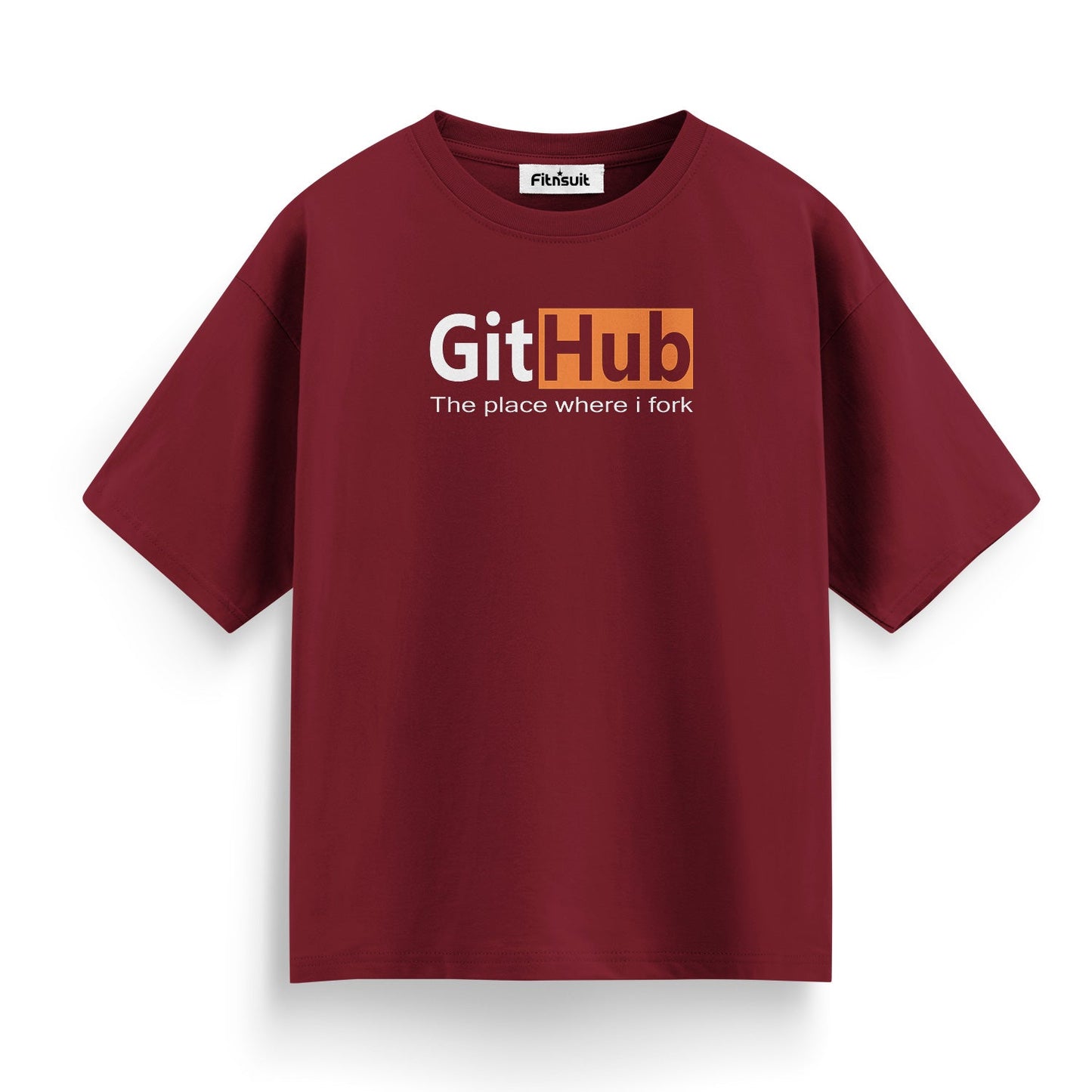 Github The place where I fork funny Programmer quote Unisex Premium T-shirt
