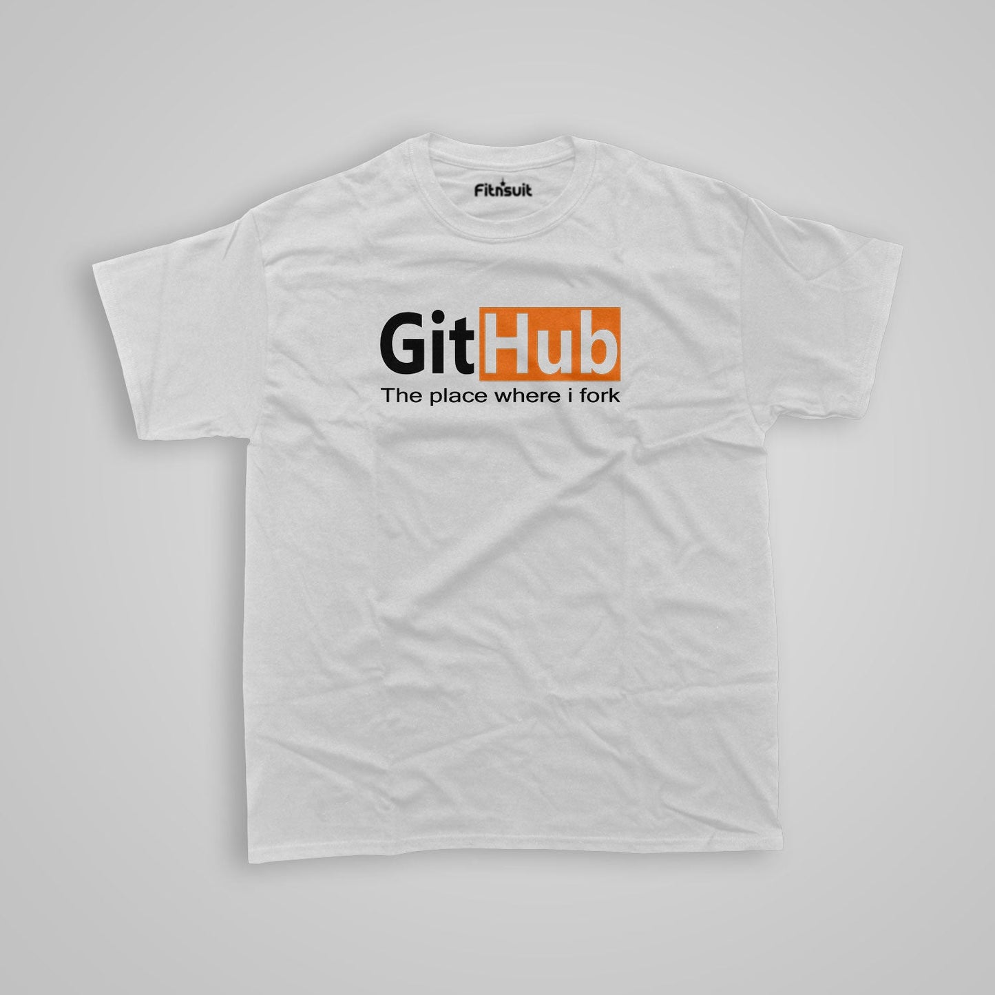 Github The place where I fork funny Programmer quote Unisex Premium T-shirt